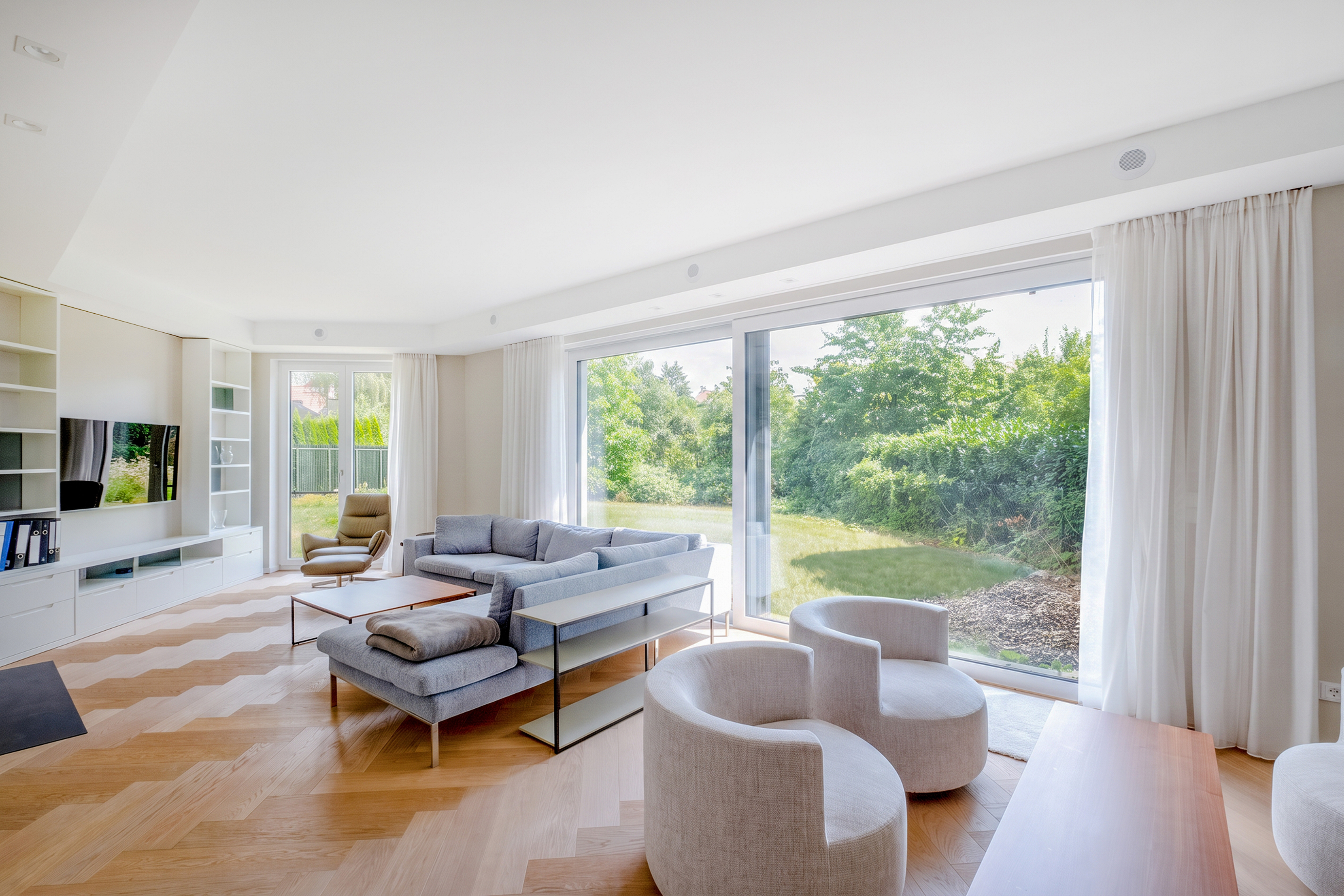 Modern family villa in Berlin’s green outskirts [Editat amb IA]