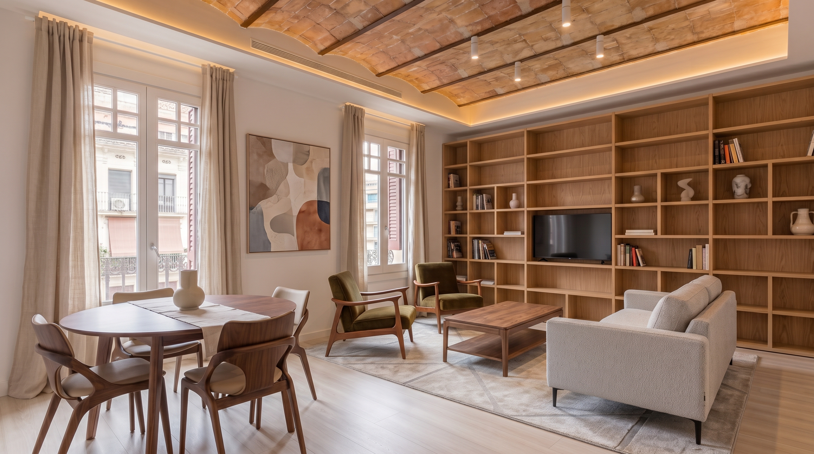 Exclusive property on Consell de Cent [AI-modified]