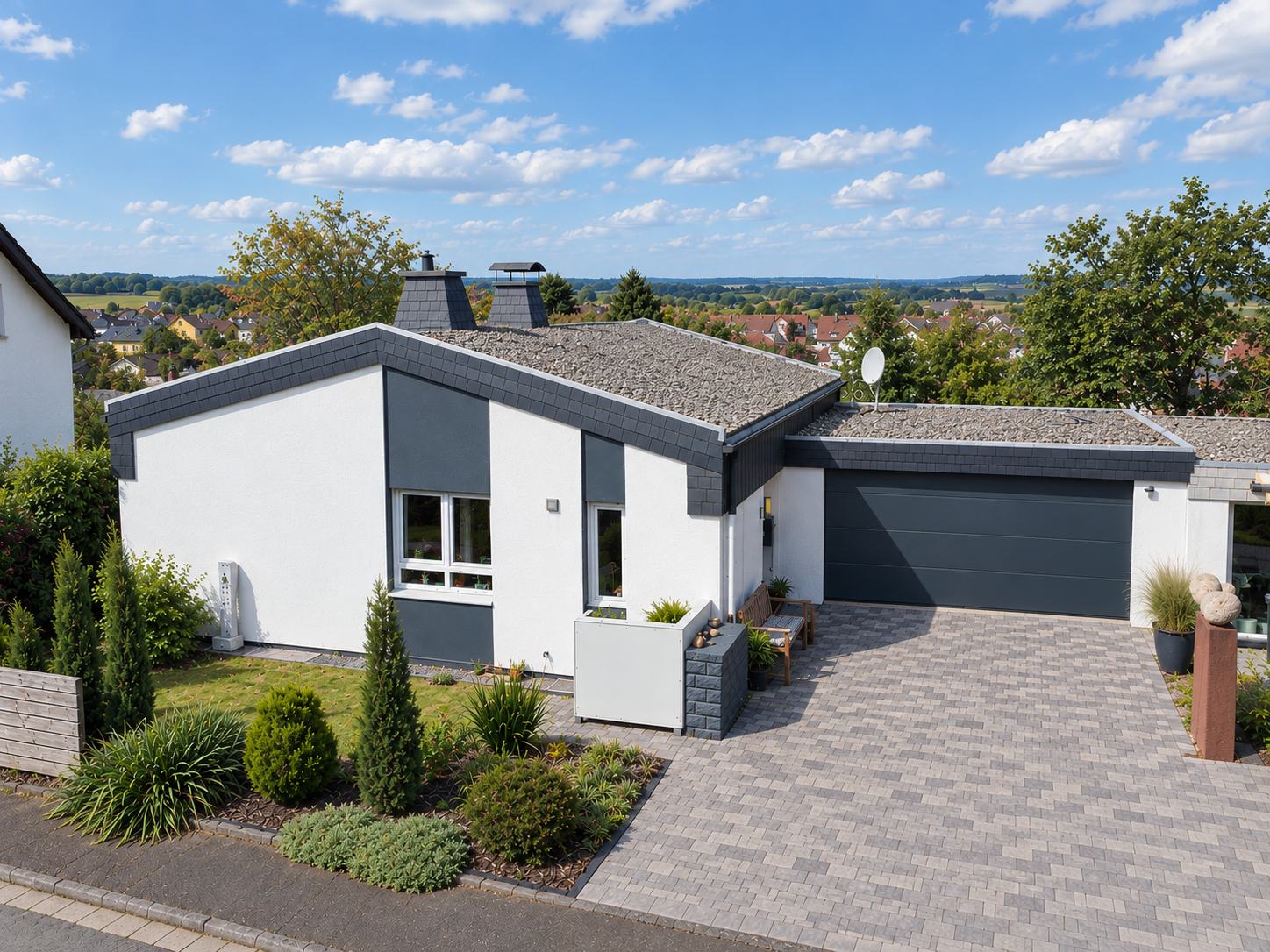 Stilvoll modernisiertes Einfamilienhaus mit großzügigem Grundstück, Doppelgarage und Sauna