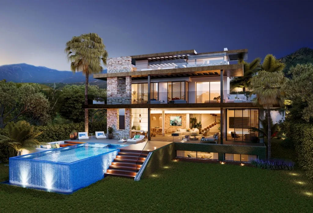 Thirteen exceptional villas in the heart of the golf