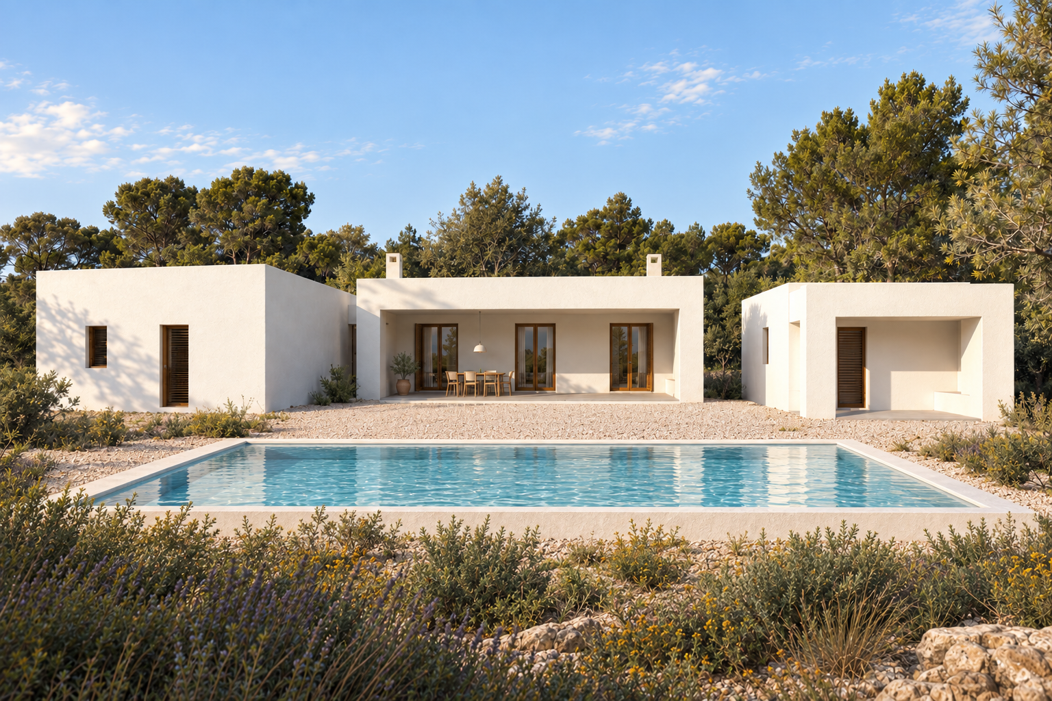 Building plot with a fully approved building licence
