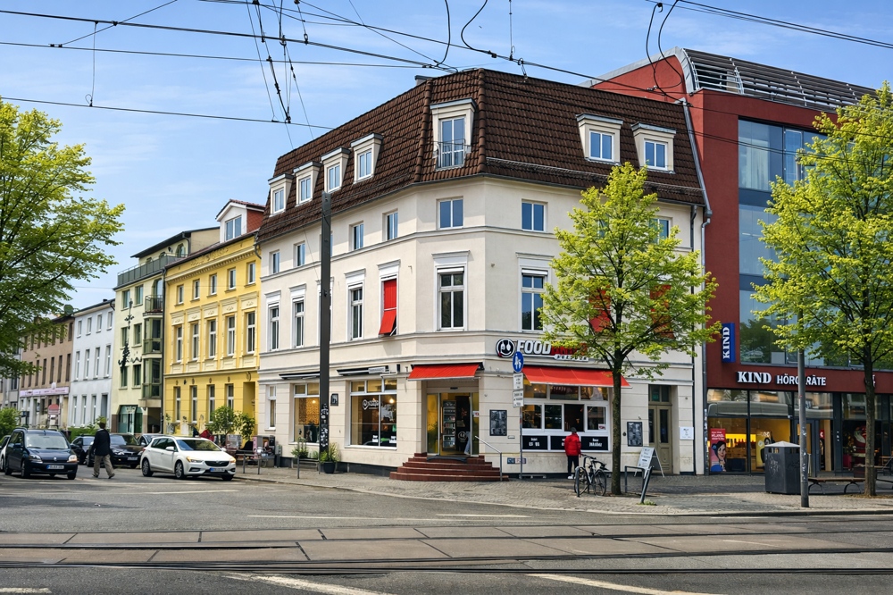 Gepflegtes Wohn- und Geschäftshaus am Doberaner Platz