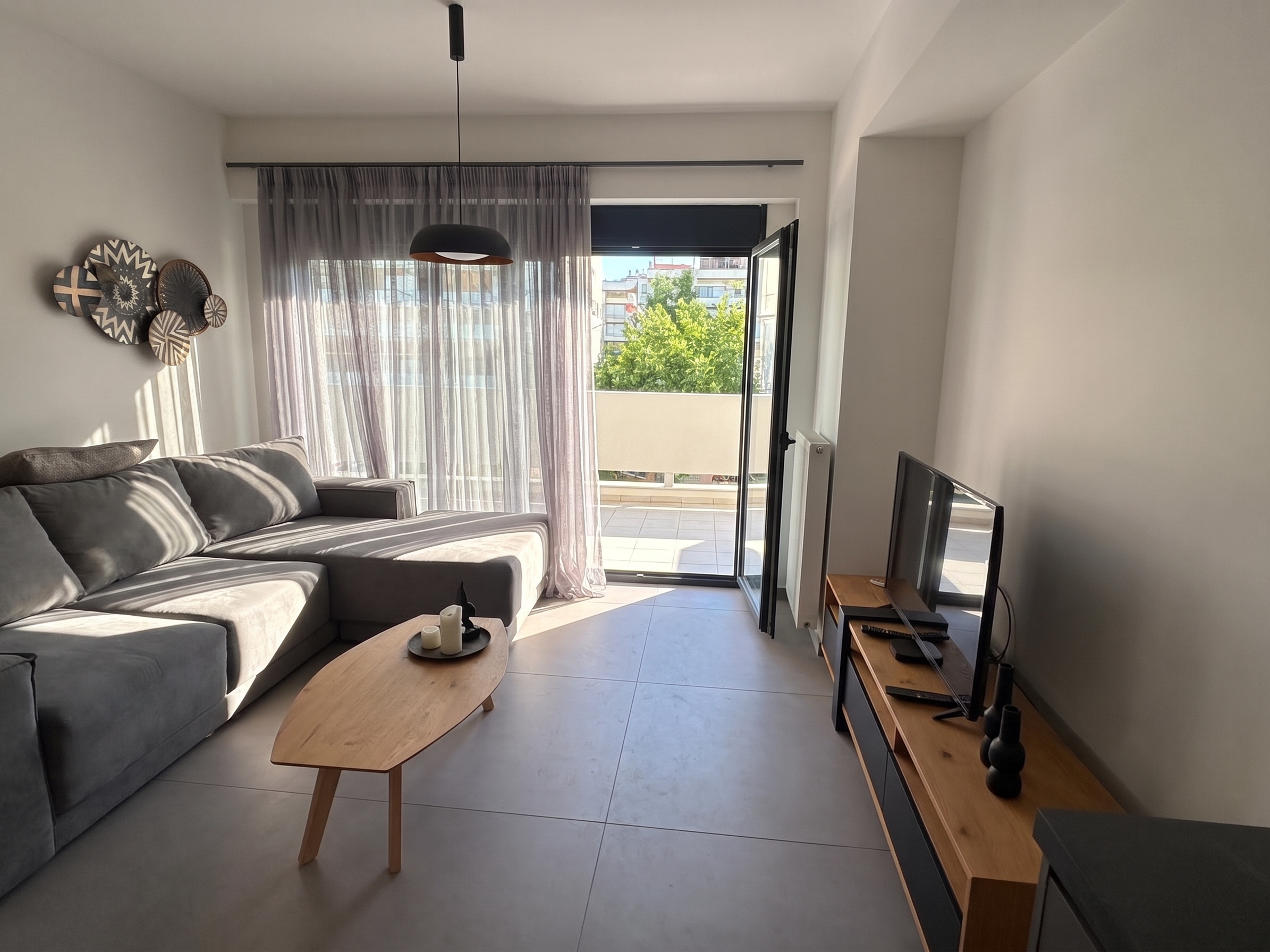 Newly built furnished apartment with parking and storage space in Glyfada [AI-modified]