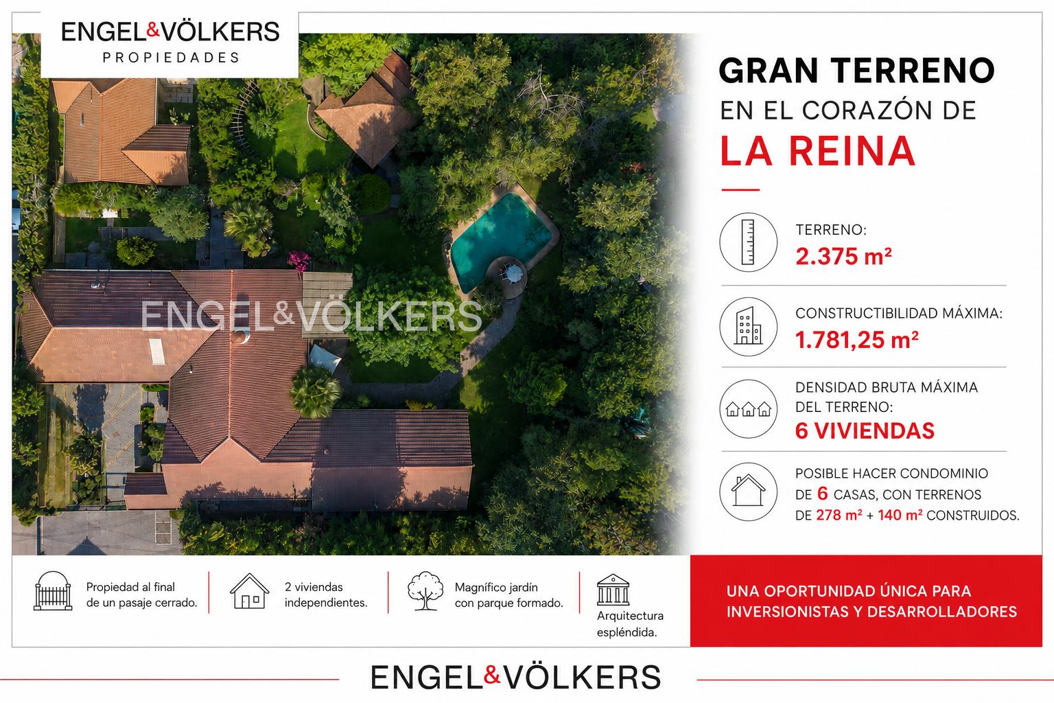PROPIEDAD CON GRAN TERRENO EN EL CENTRO DE LA REINA