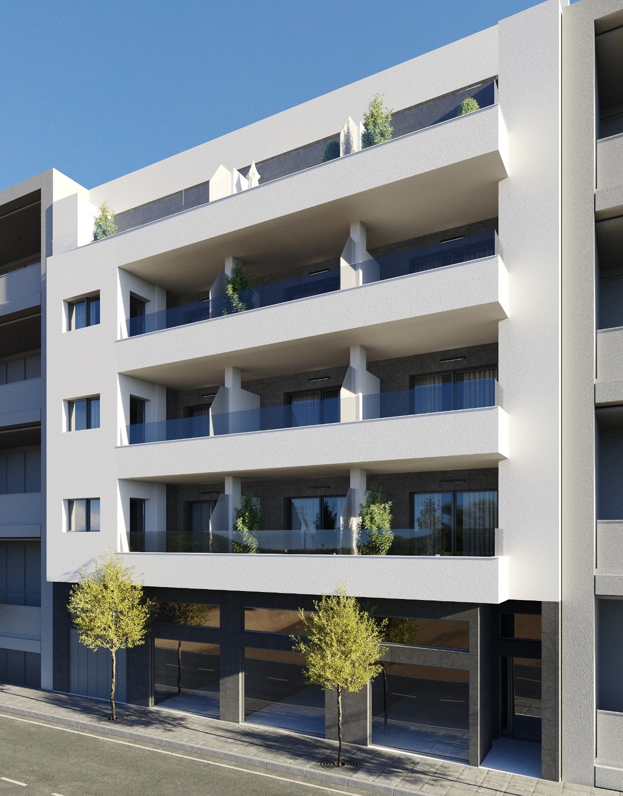 Modern new-build apartments with pool in downtown Torrevieja