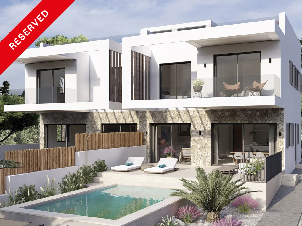 *RESERVED* New build semi-detached with fantastic sea views in Bahia Azul