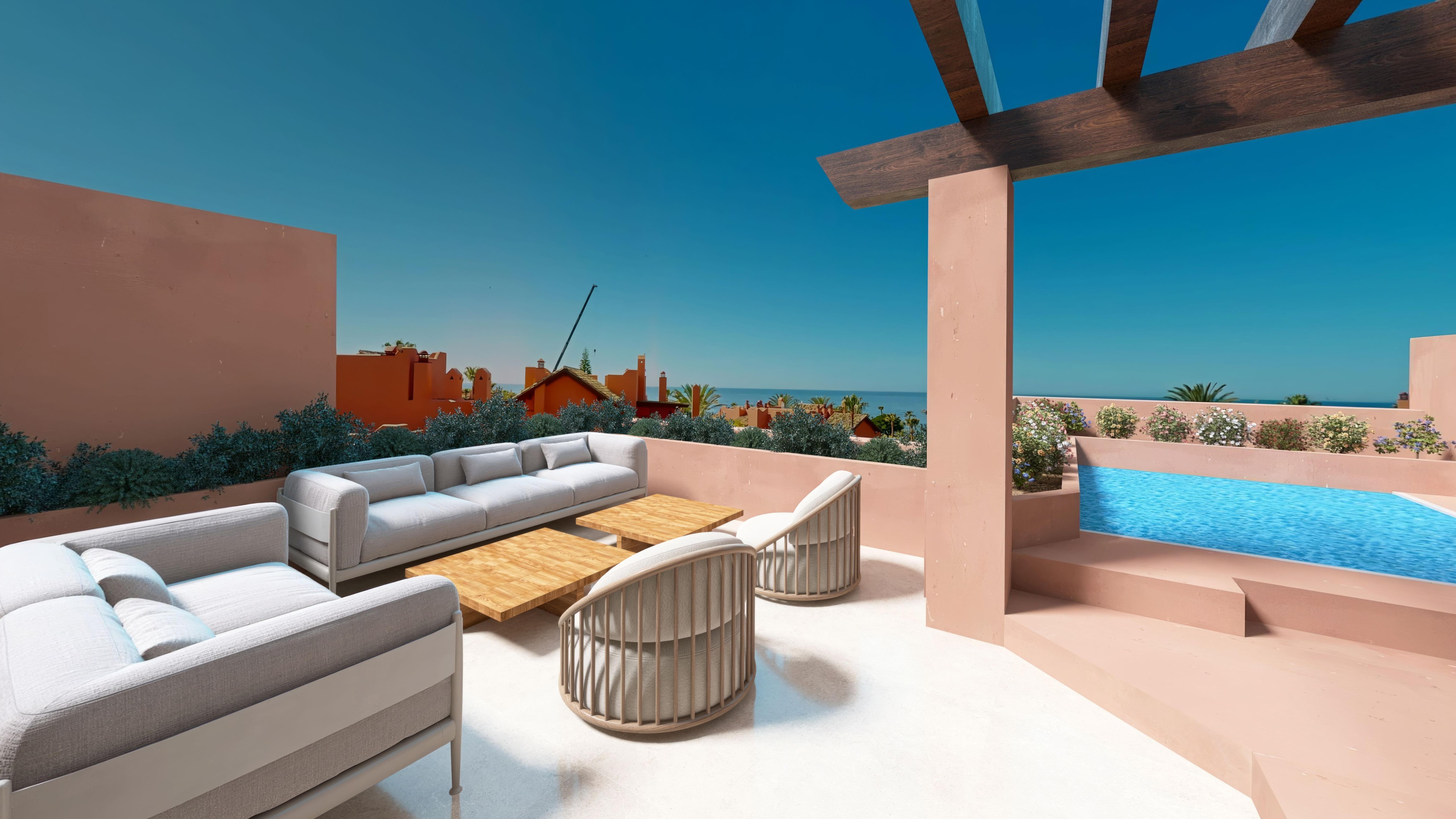 Luxury Duplex Penthouse with Large Terrace