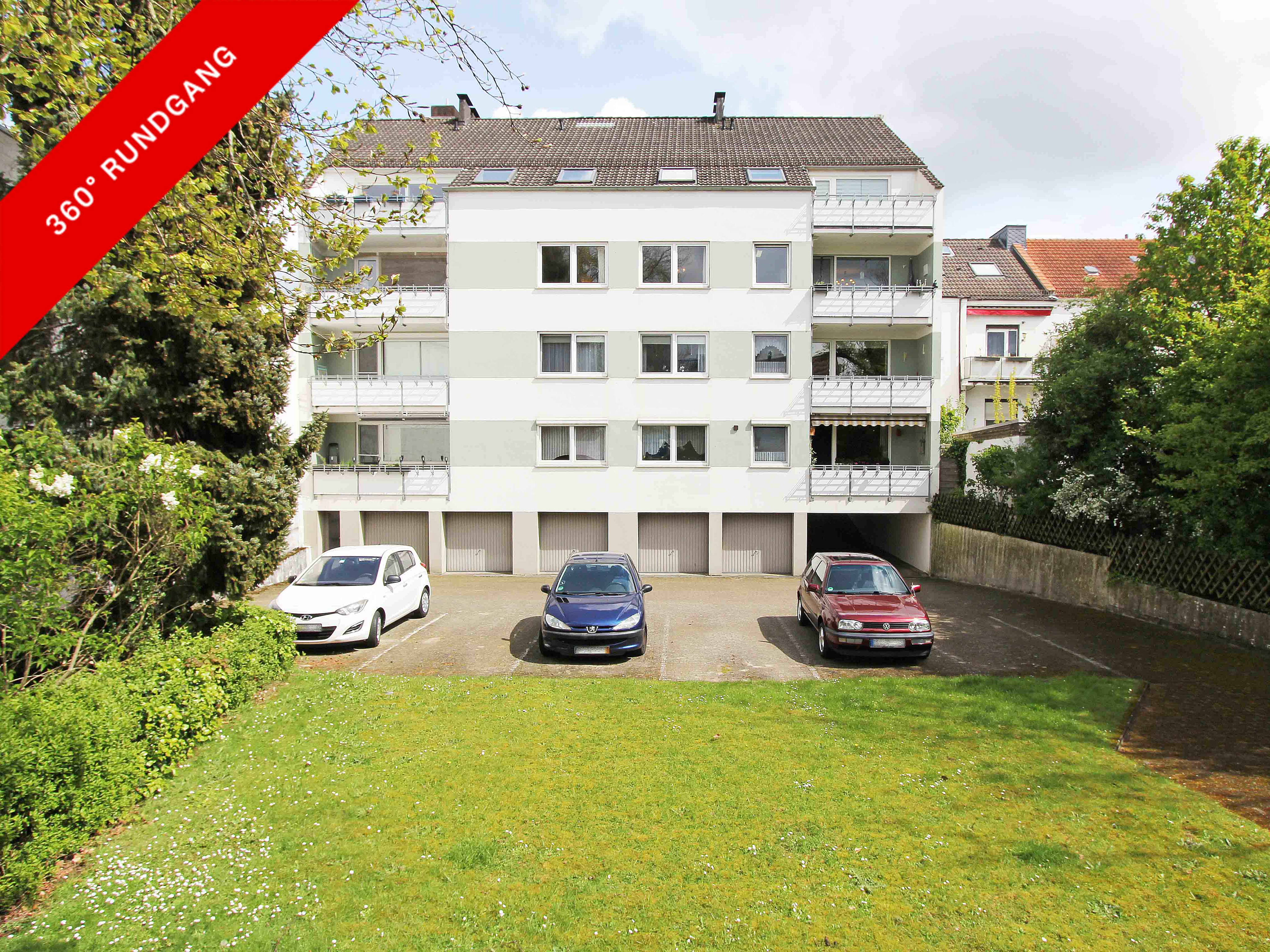 Komfortable 1-Zimmer-Dachgeschosswohnung mit Loggia u. Stellplatz in Bremen-Huckelriede!