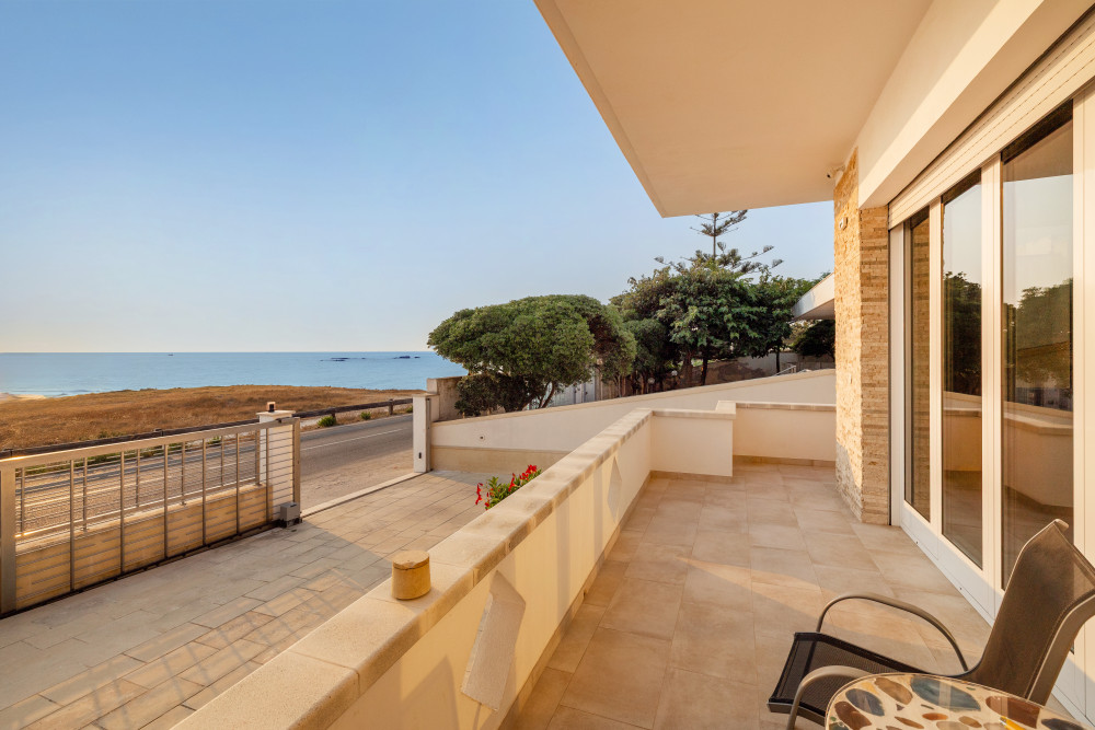 Modern beachfront villa with exclusive views of the endless blue sea
