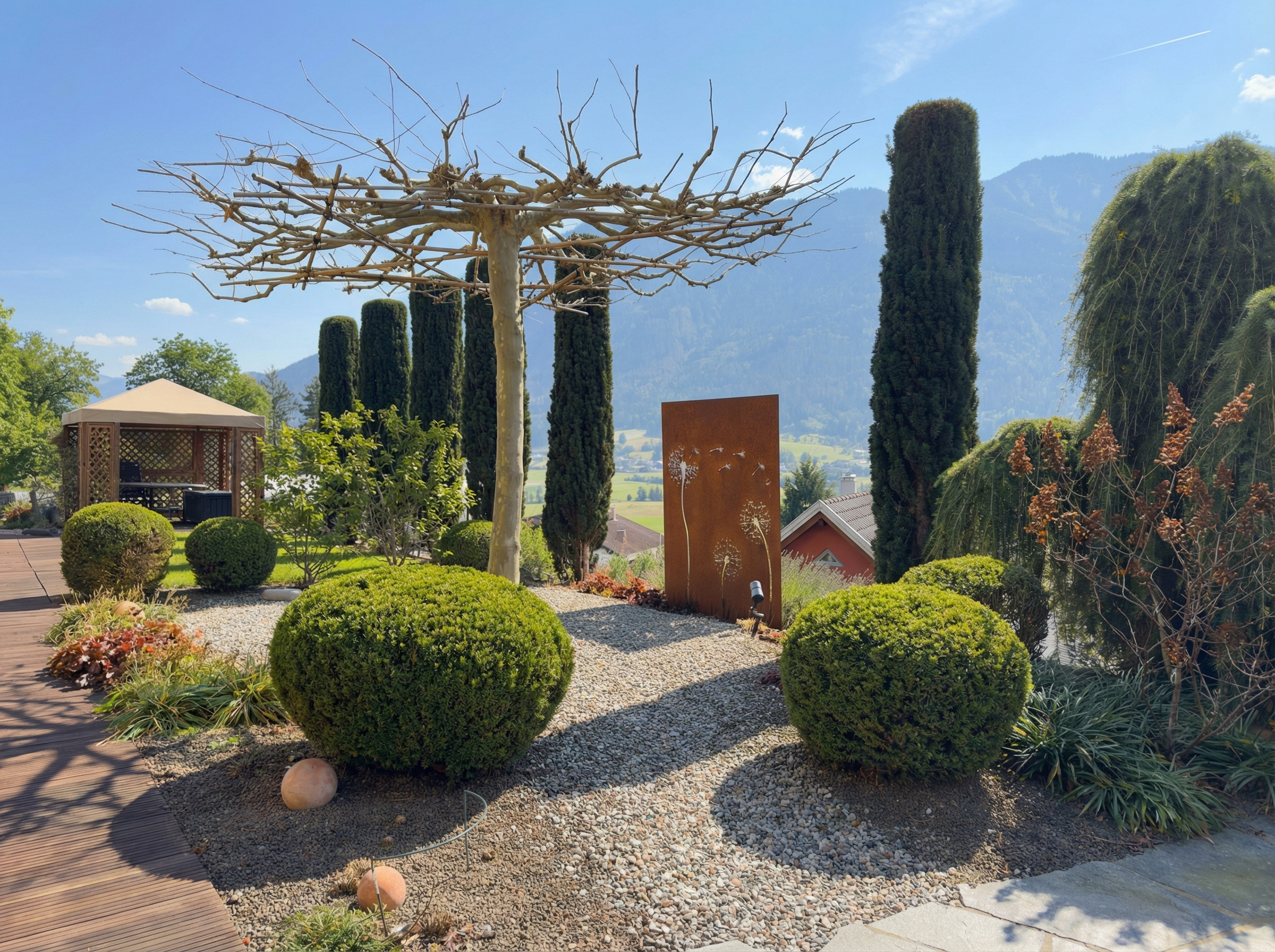 Attraktive 5 1/2-Zi.-Maisonettewohnung mit eigenem Garten, viel Platz und freier Weitsicht