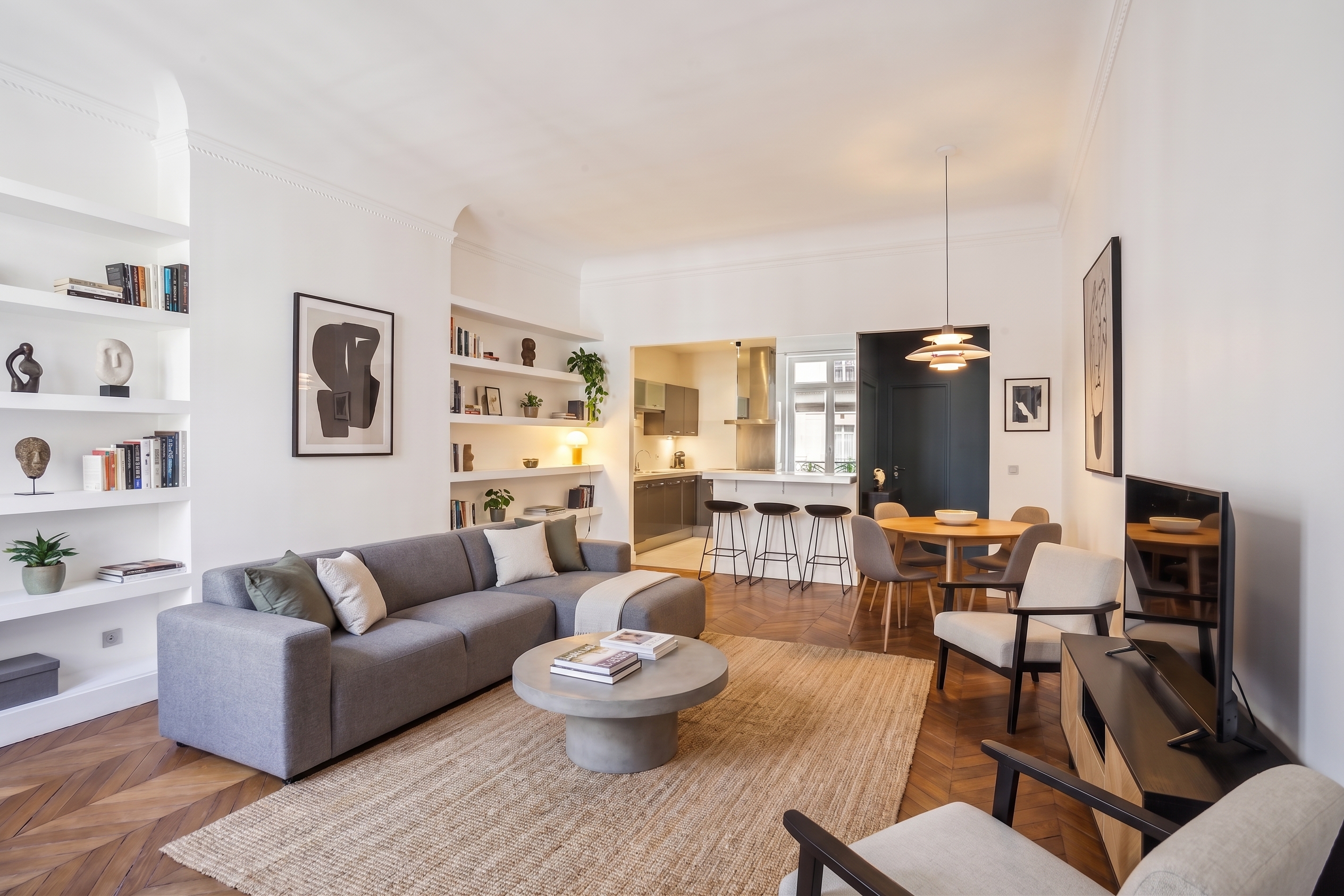 Pied-à-terre d’exception à deux pas du parc Monceau