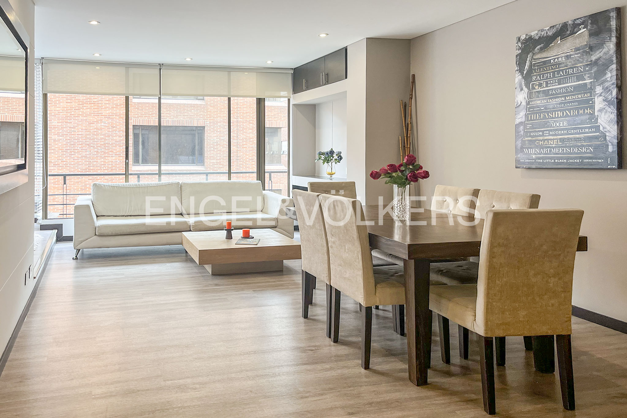 Moderno apartamento amoblado para arriendo en Chicó Norte