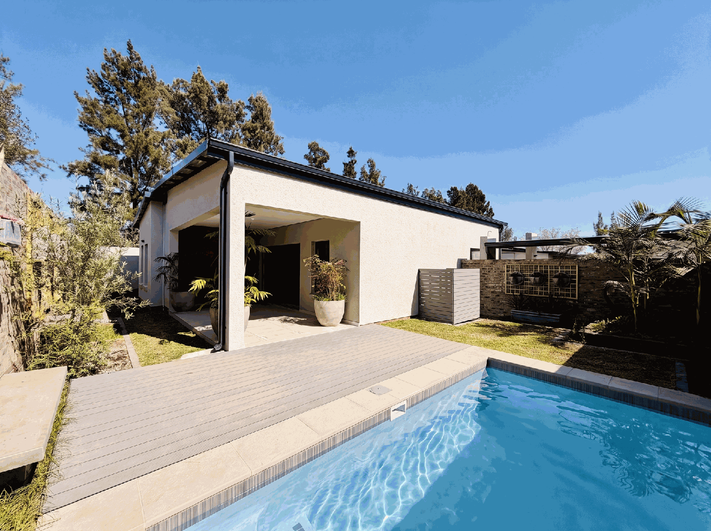 Brand new home with private pool and solar