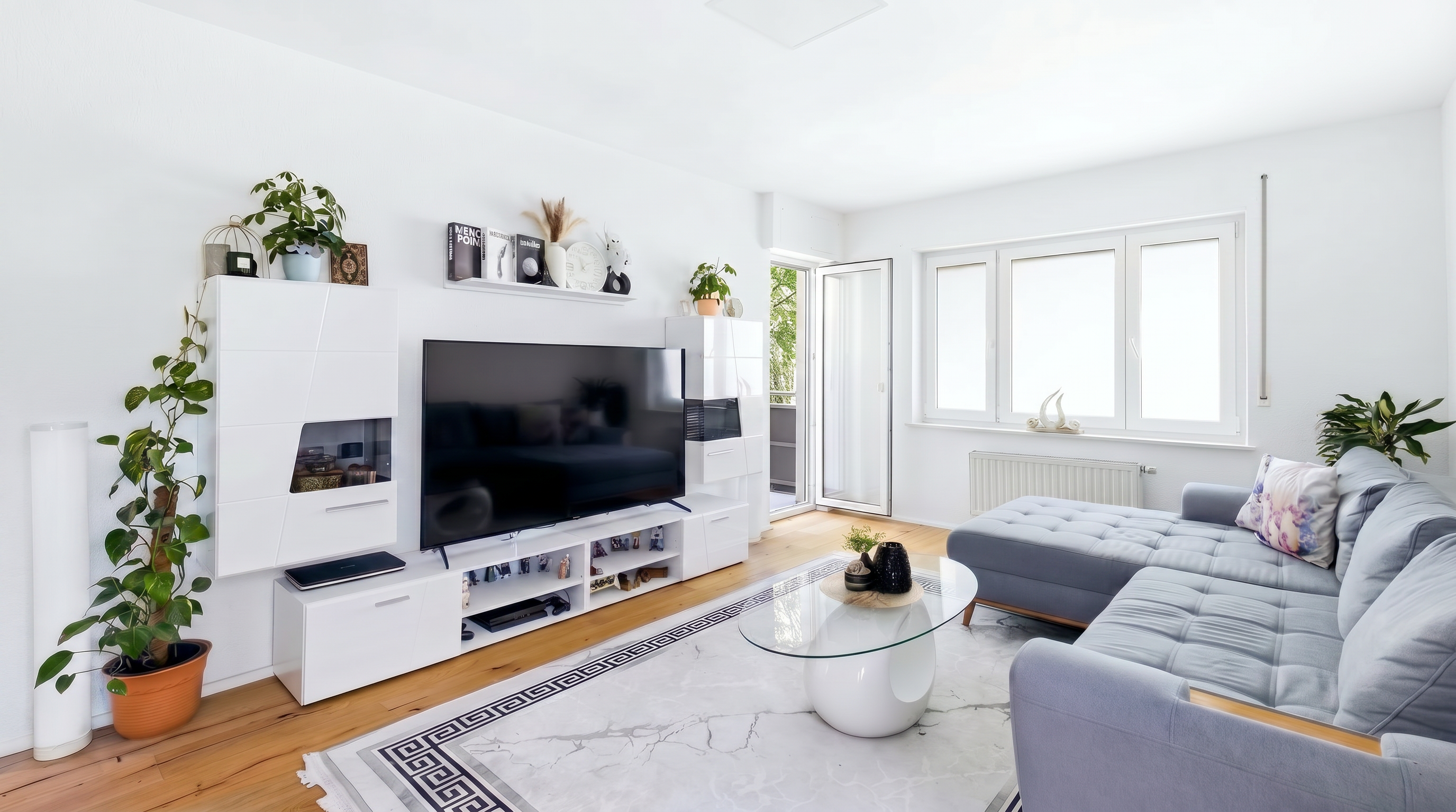 Zentral & ruhig: renovierte 4-Zimmer-Wohnung mit 2 Loggien