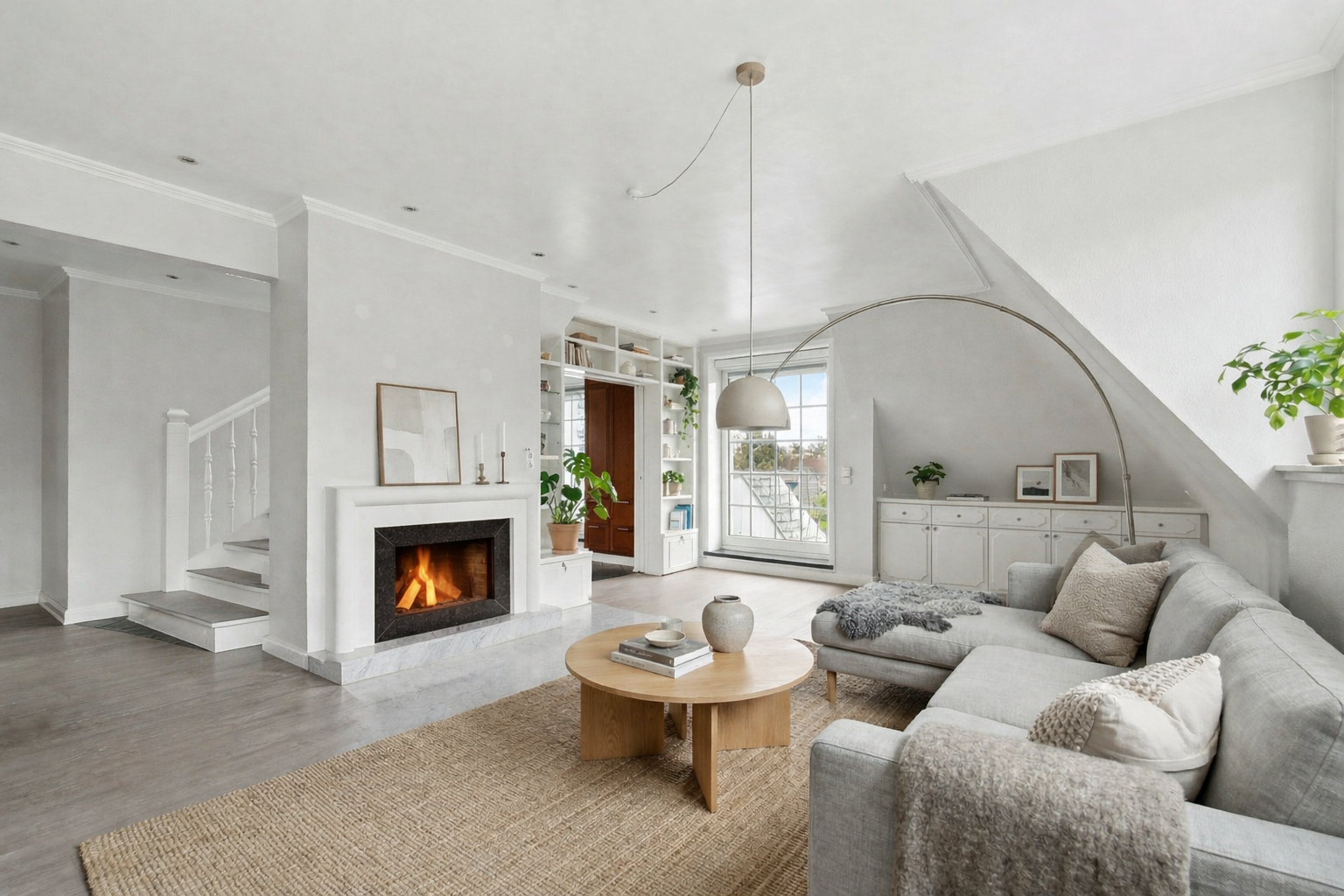 Wohnen über den Dächern von Hamburg-Blankenese – Exklusive Maisonette mit Süd-Dachterrasse