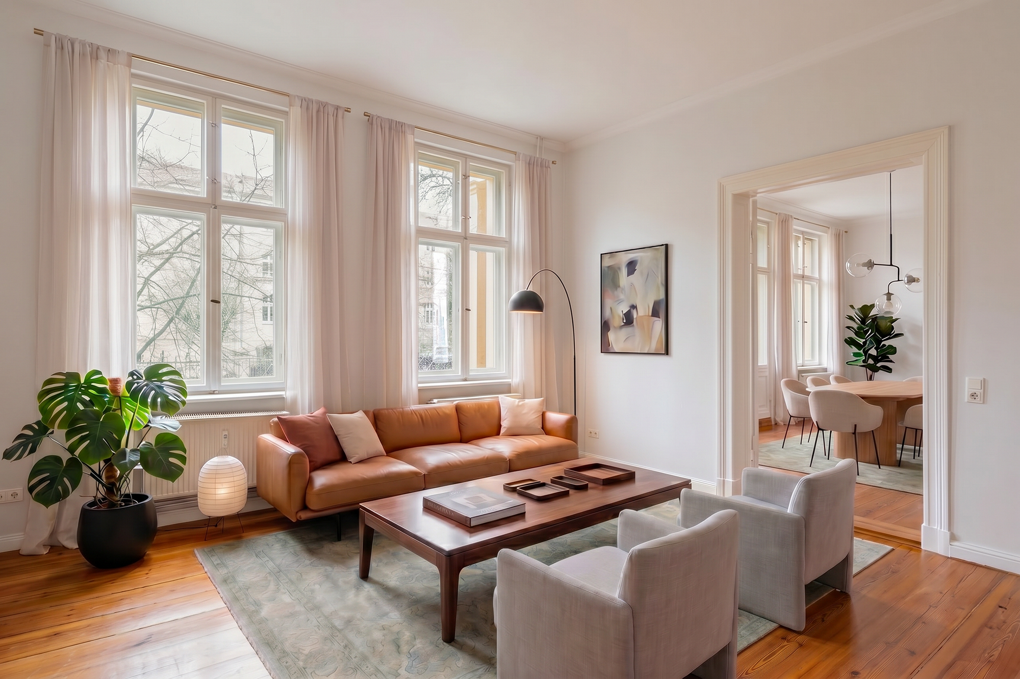 Großzügige Hochparterrewohnung mit Garten in begehrter City-Lage