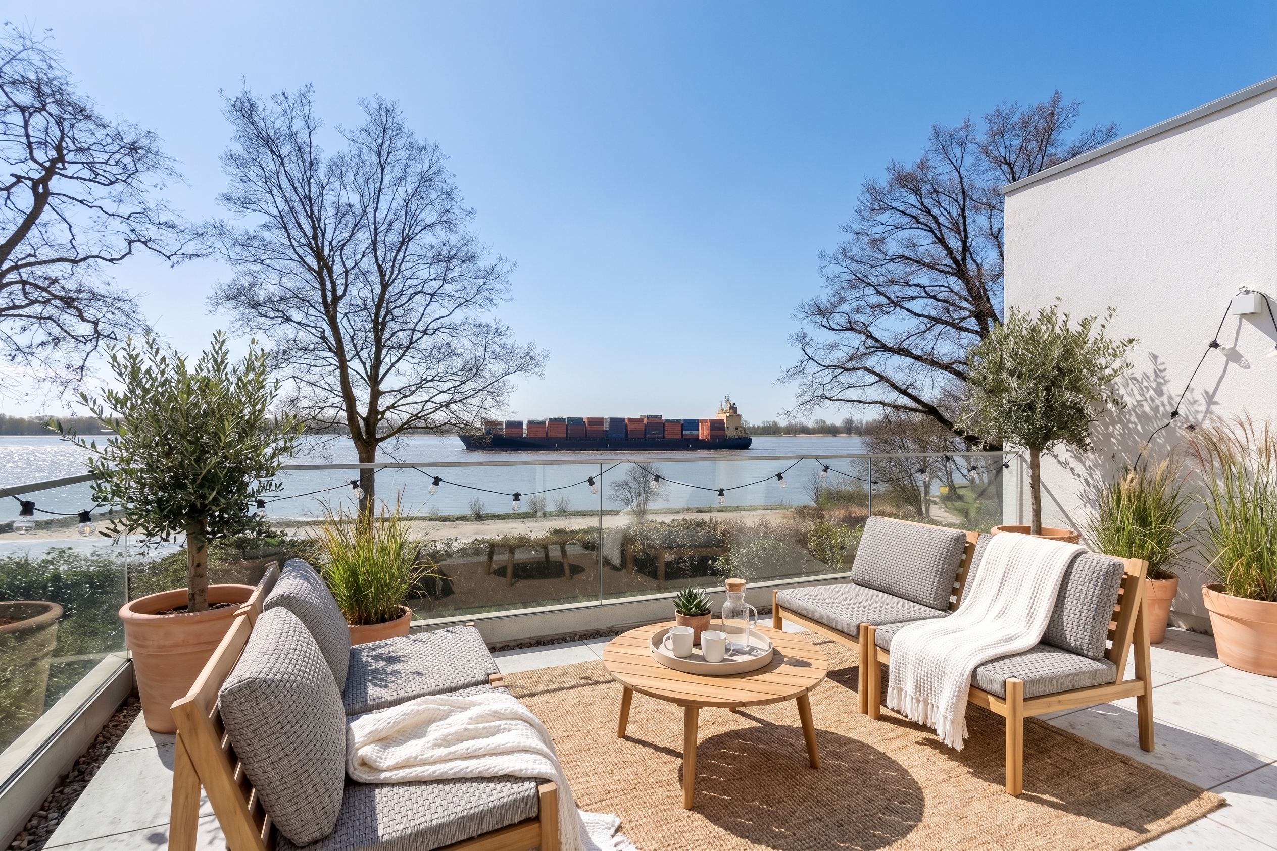 Ein architektonisches Statement – Designerhaus mit spektakulärem Elbblick