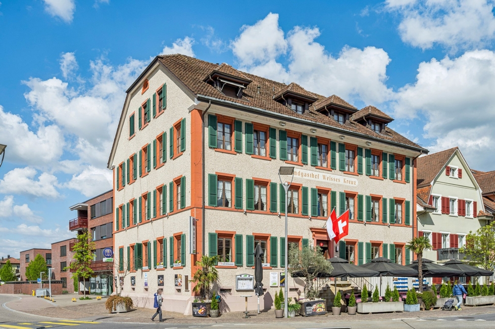 Historischer Gasthof mit Restaurant im Dorfzentrum