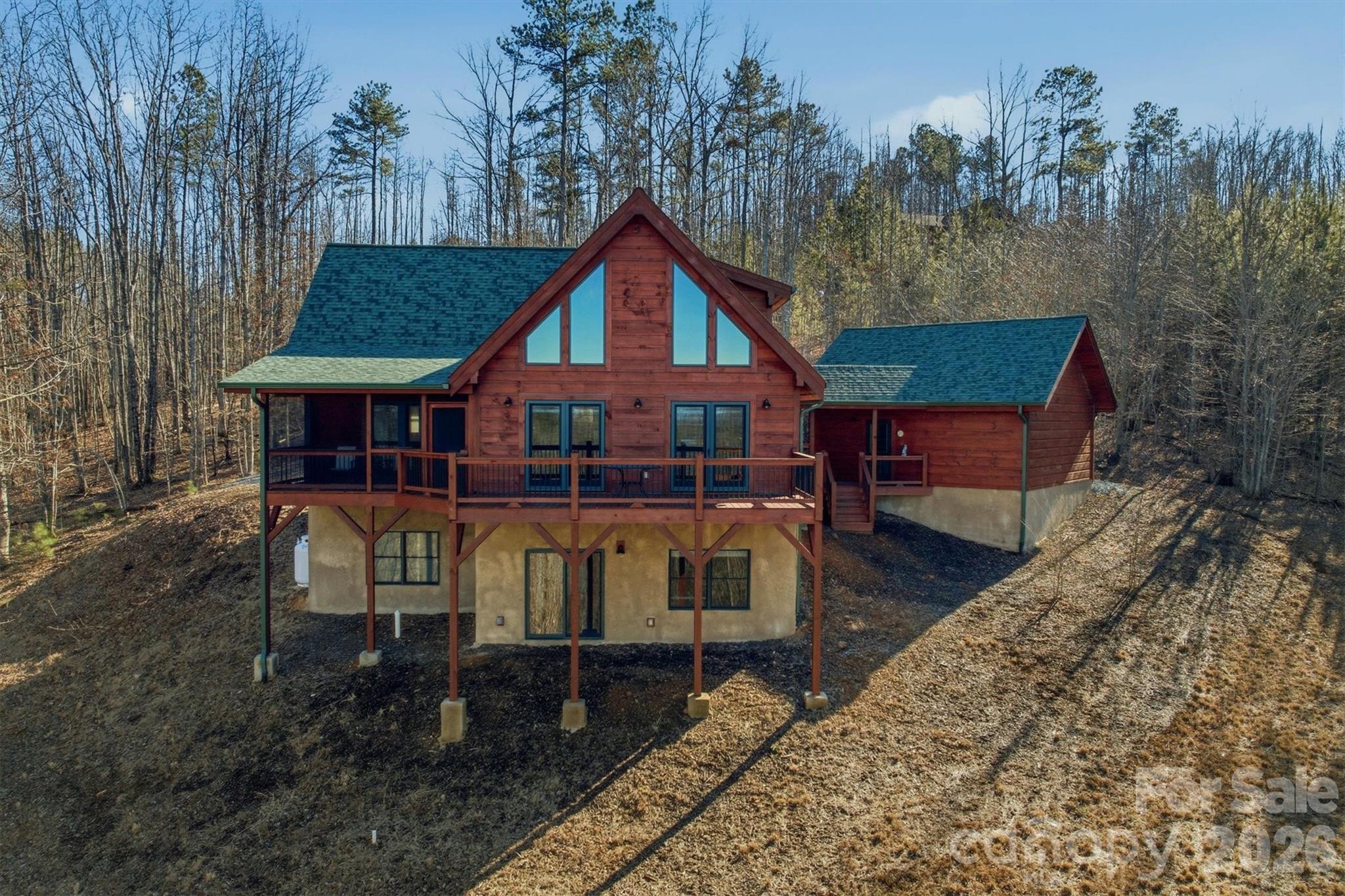 Rustic Mountain Cabin on 2.27 Private Wooded Acres