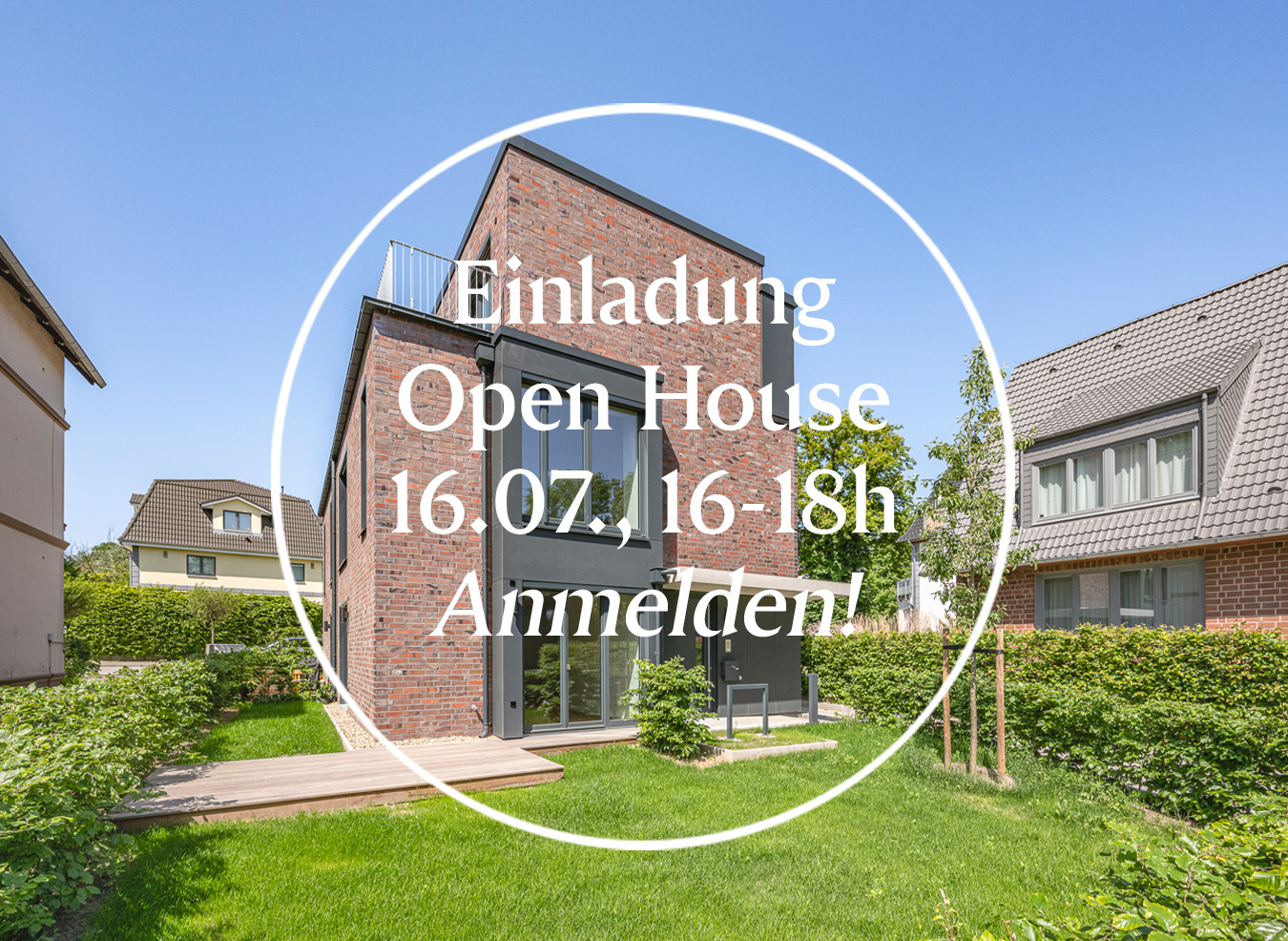 OPEN HOUSE AM 16.07.* Neubau-Doppelhaushälfte in den Elbvororten