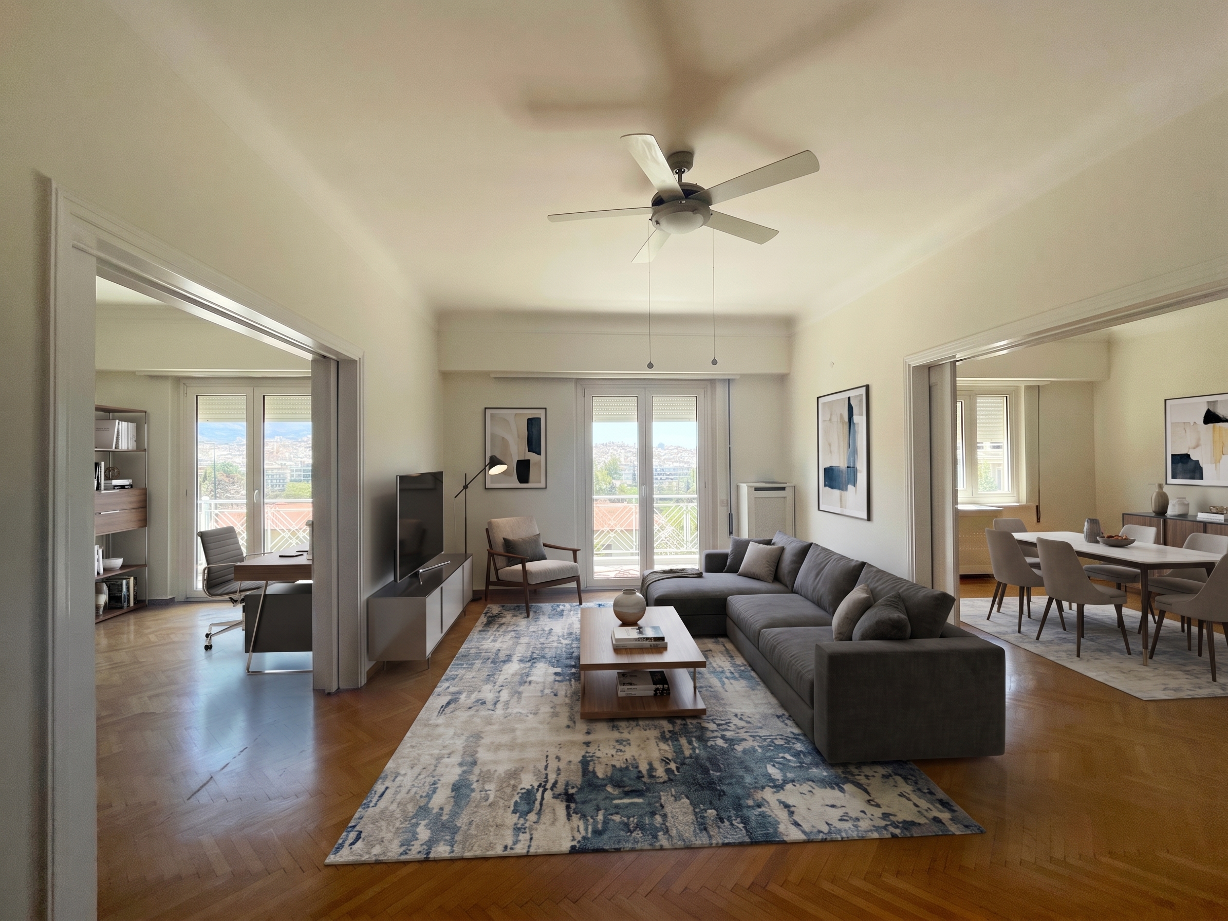 Aristocratic 217 sqm. Apartment with open view