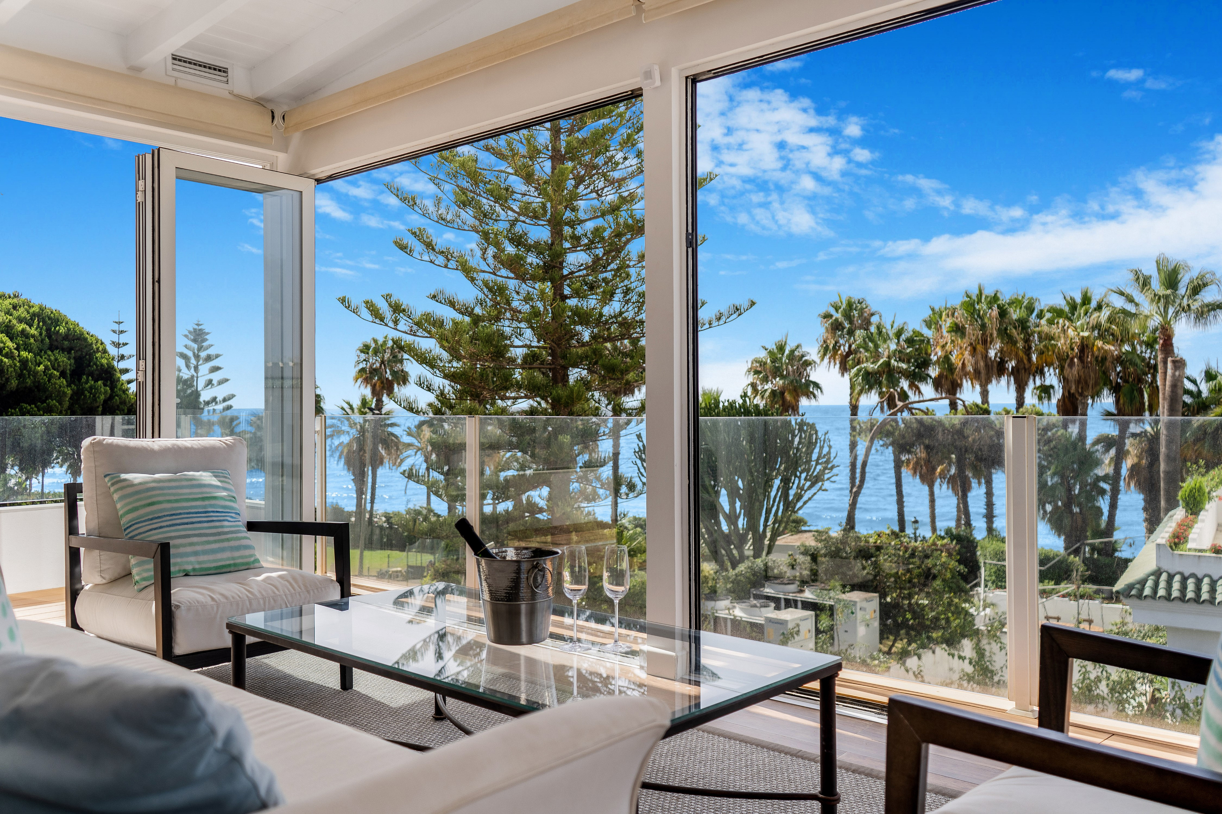 Frontline Beach Townhouse with Tourist Licence on Marbella’s Golden Mile