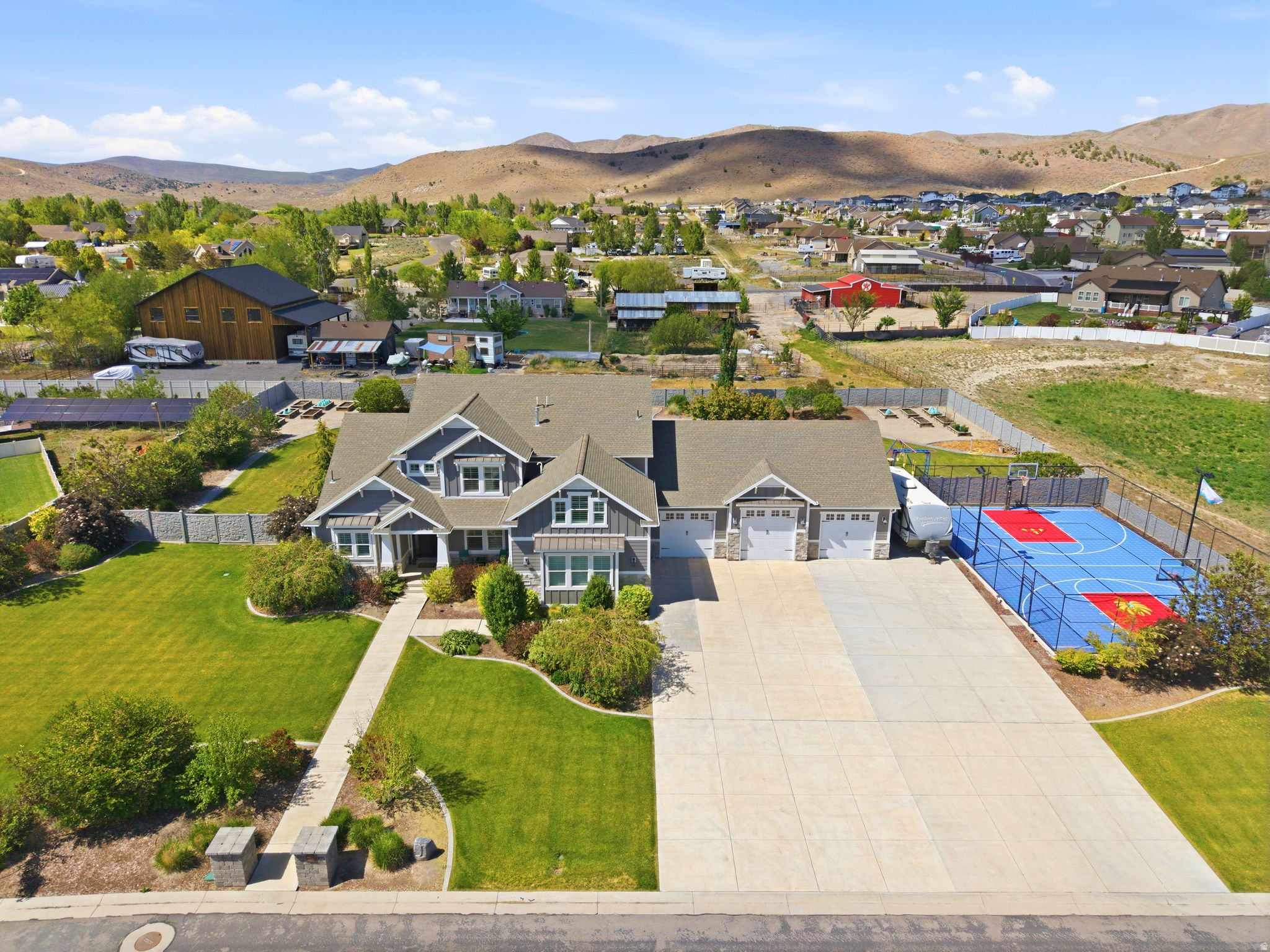 Custom 1-Acre Estate with Endless Amenities