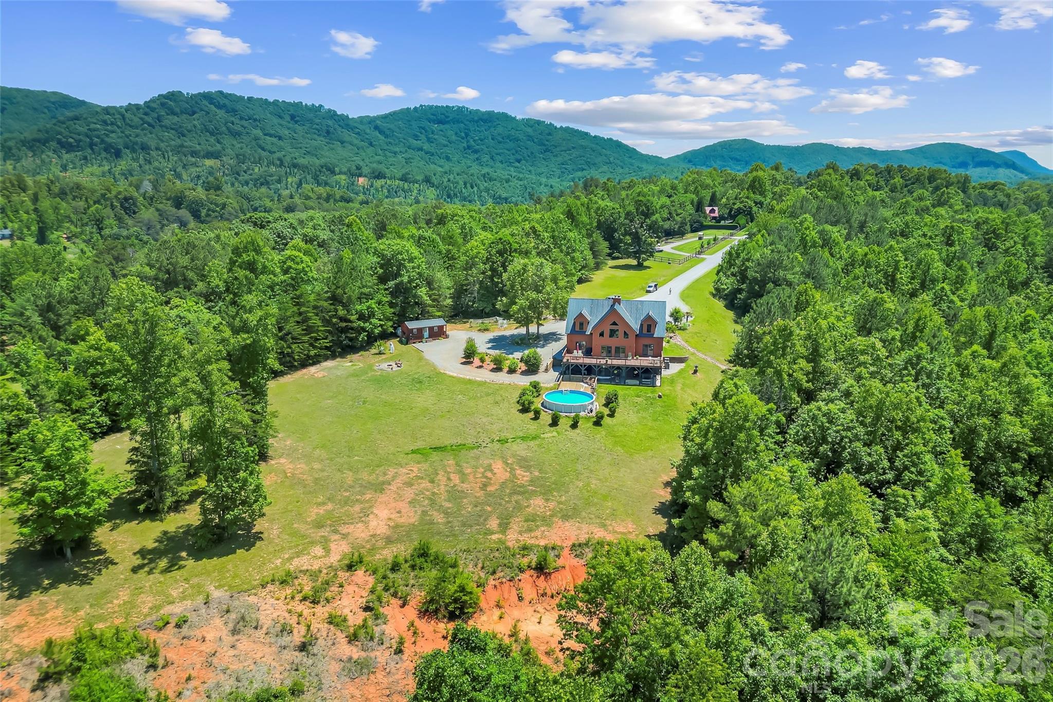 Private Mountain Retreat on 12 Acres with Views