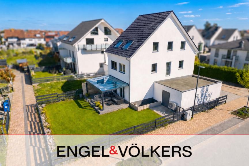 Modernes Familiendomizil – Exklusive Doppelhaushälfte mit Garten in Bestlage von Griesheim bei Darmstadt