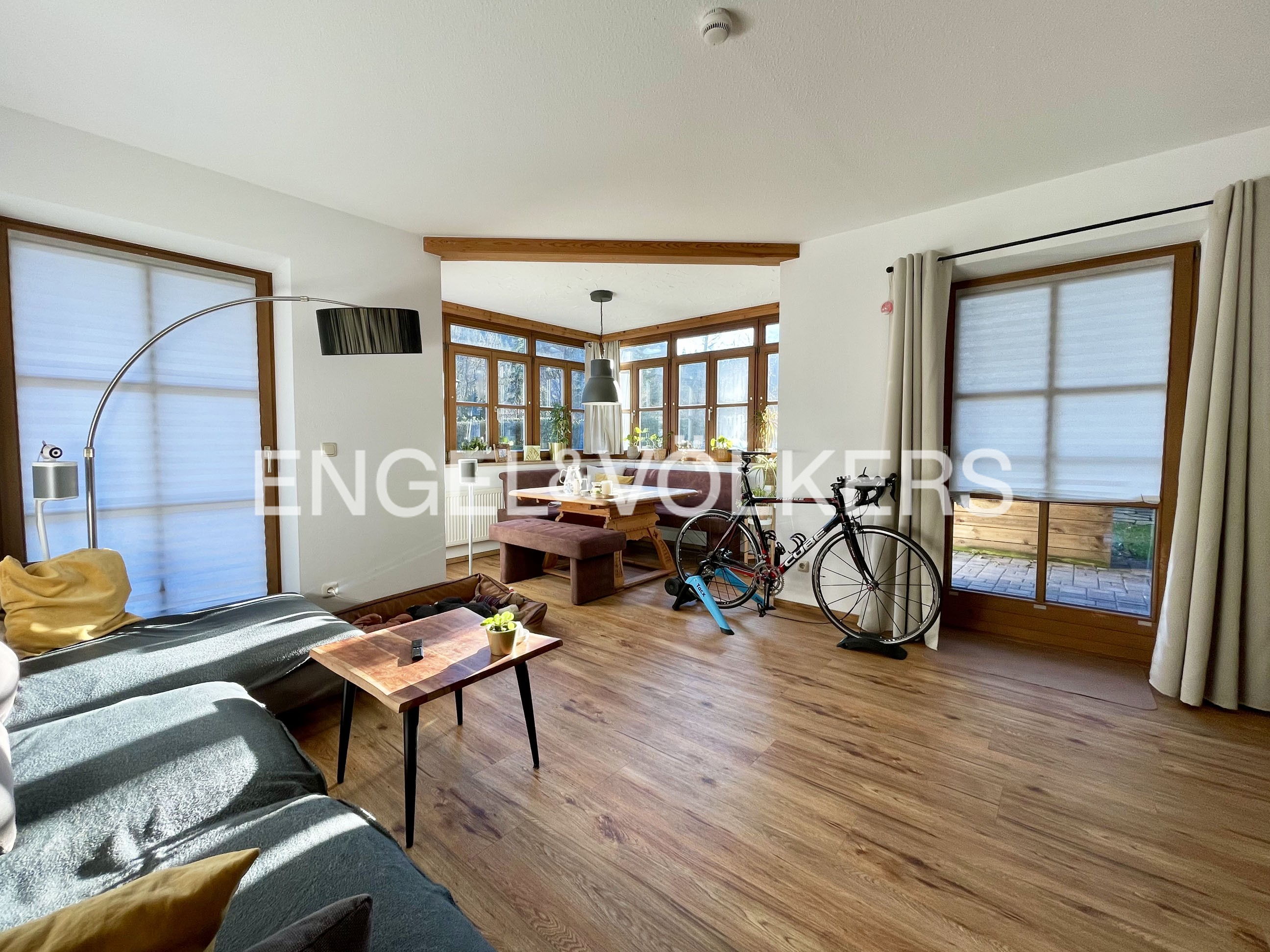 Gut gelegene 3-Zimmer-Wohnung mit Terrasse in Bischofswiesen