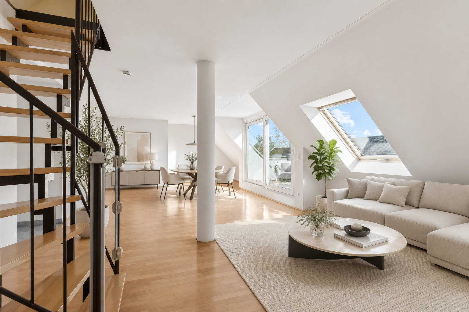Stylish duplex apartment right by Essen-Borbeck Palace Park