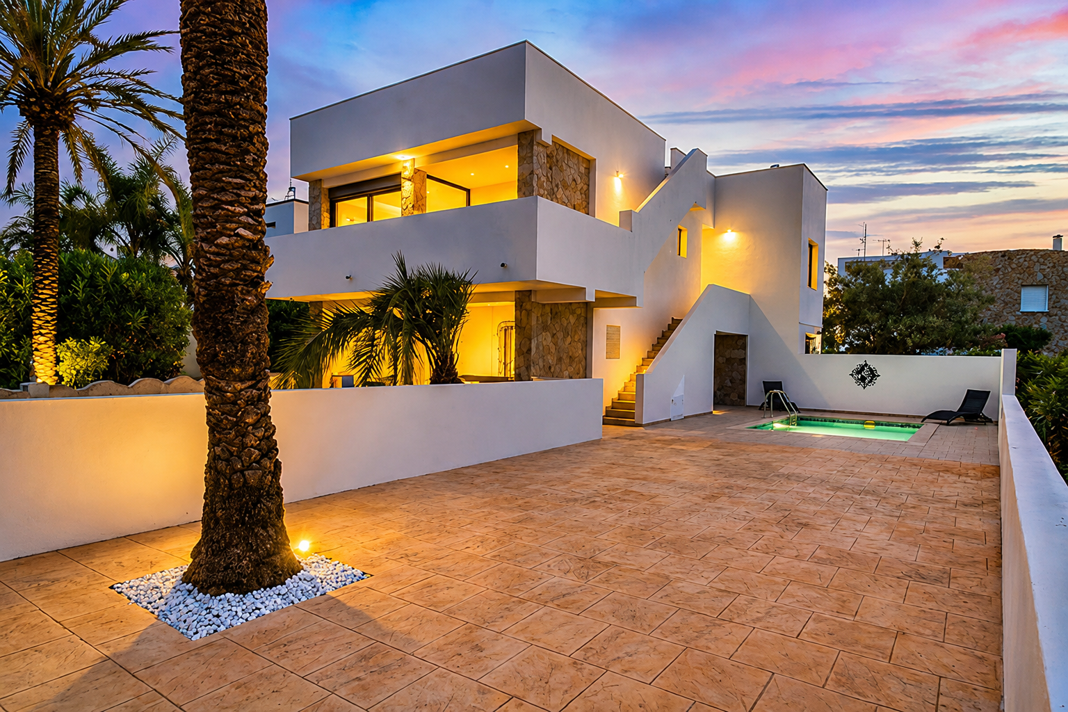 Außergewöhnliche Wohnung mit Solarium, strandnah