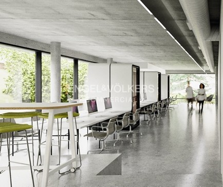 Büro mit Terrasse in Charlottenburg