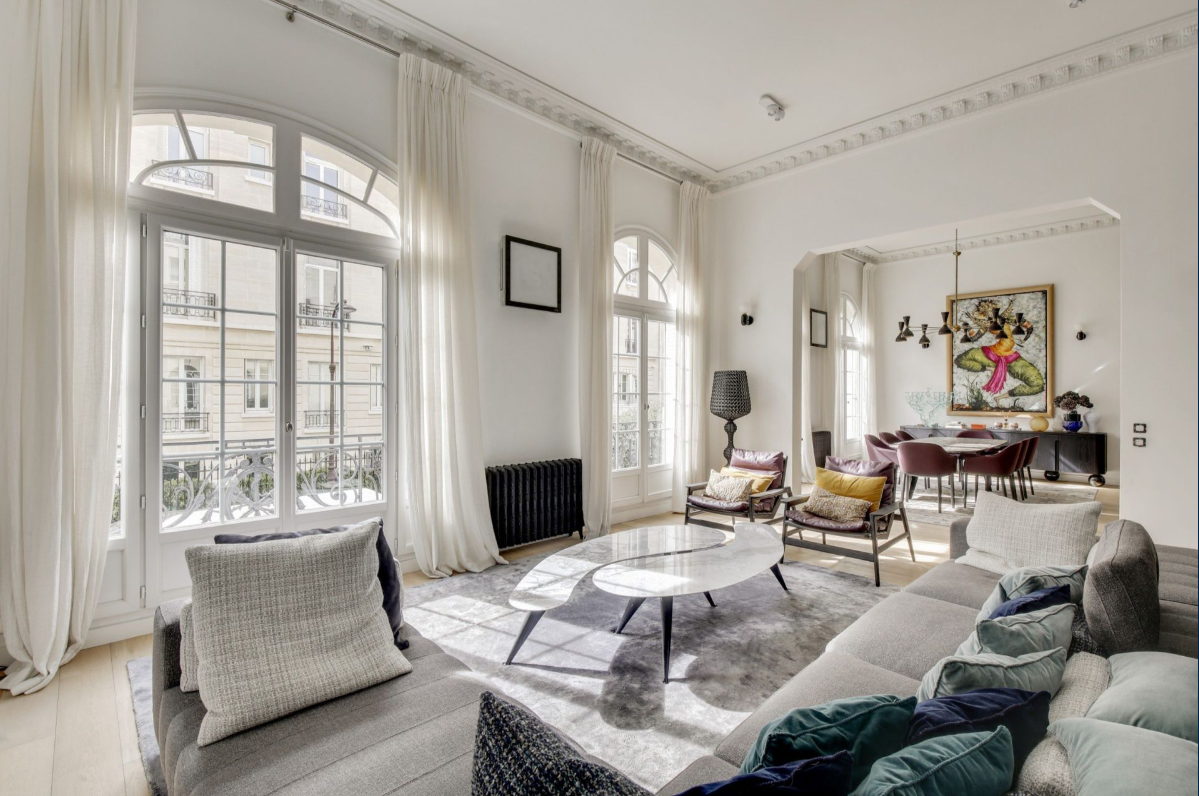 Triplex Paris 16th in a former mansion - OECD