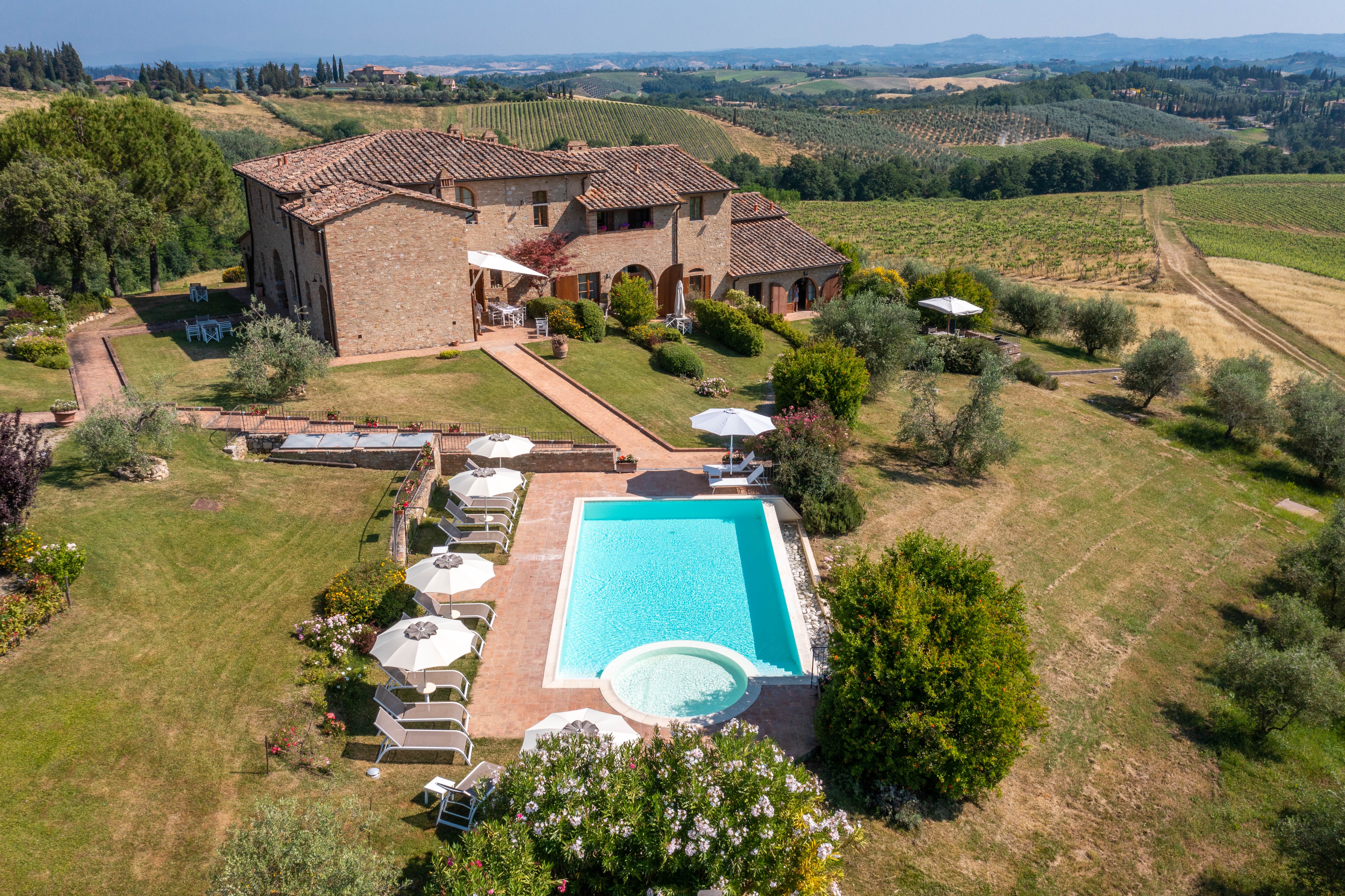 Enchanting Farm Amidst the Rolling Tuscan Hills