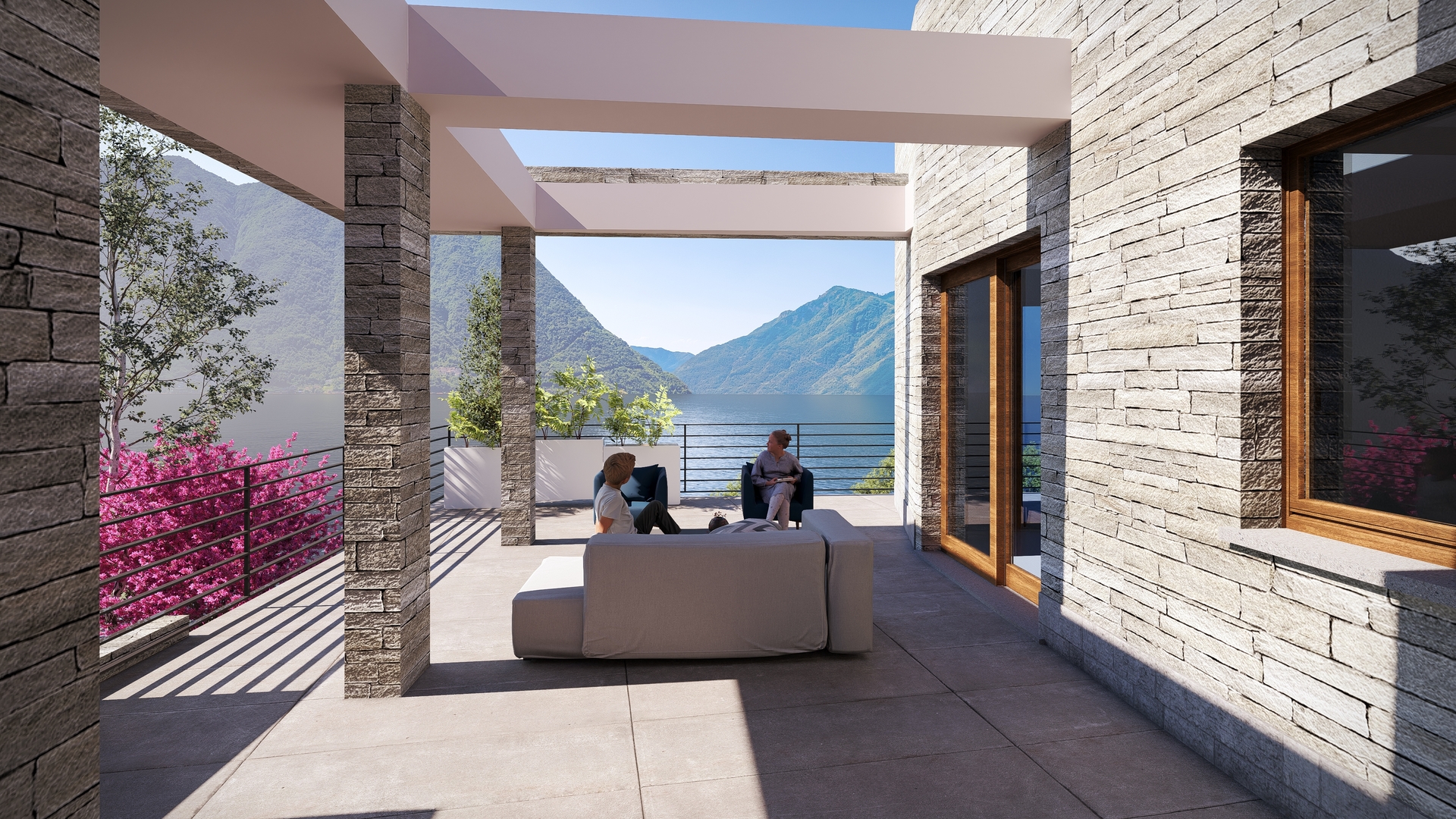 Lakeside apartment in an exclusive newly built residence