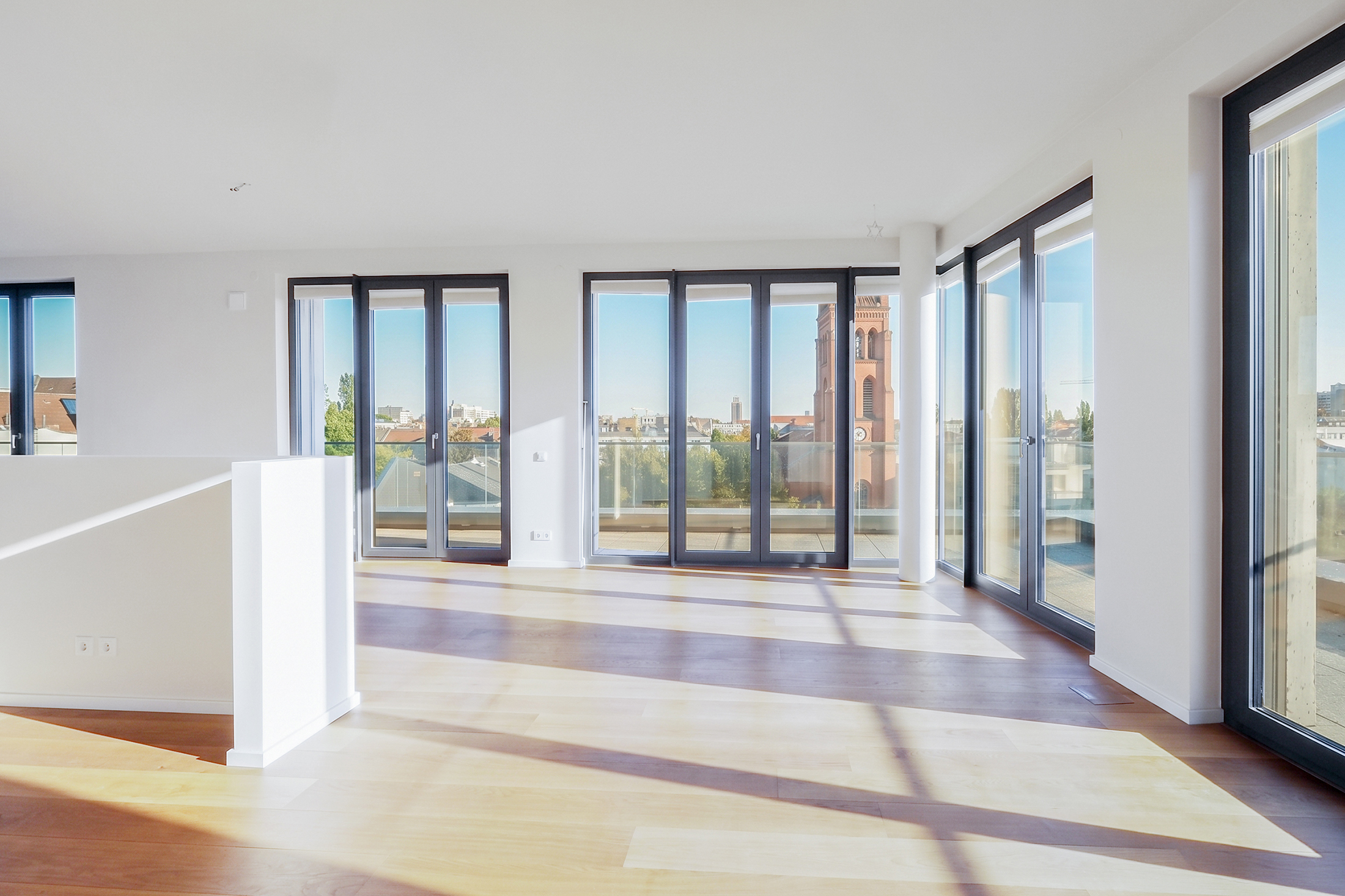 Penthouse-Highlight mit großen Terrassen über den Dächern Berlins