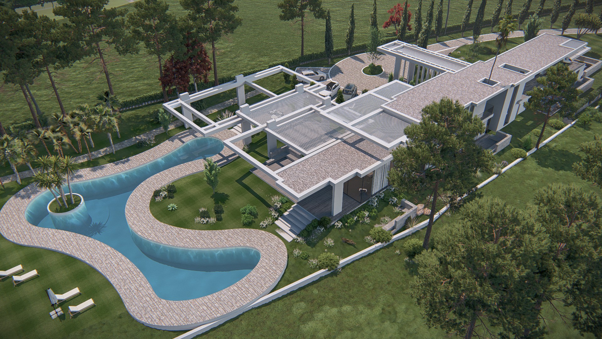 Sea View Plot with Approved Luxury Villa Project | Vale Formoso, Almancil