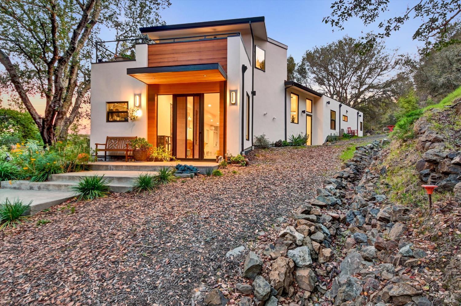 Modern Estate With Mount Tam Views