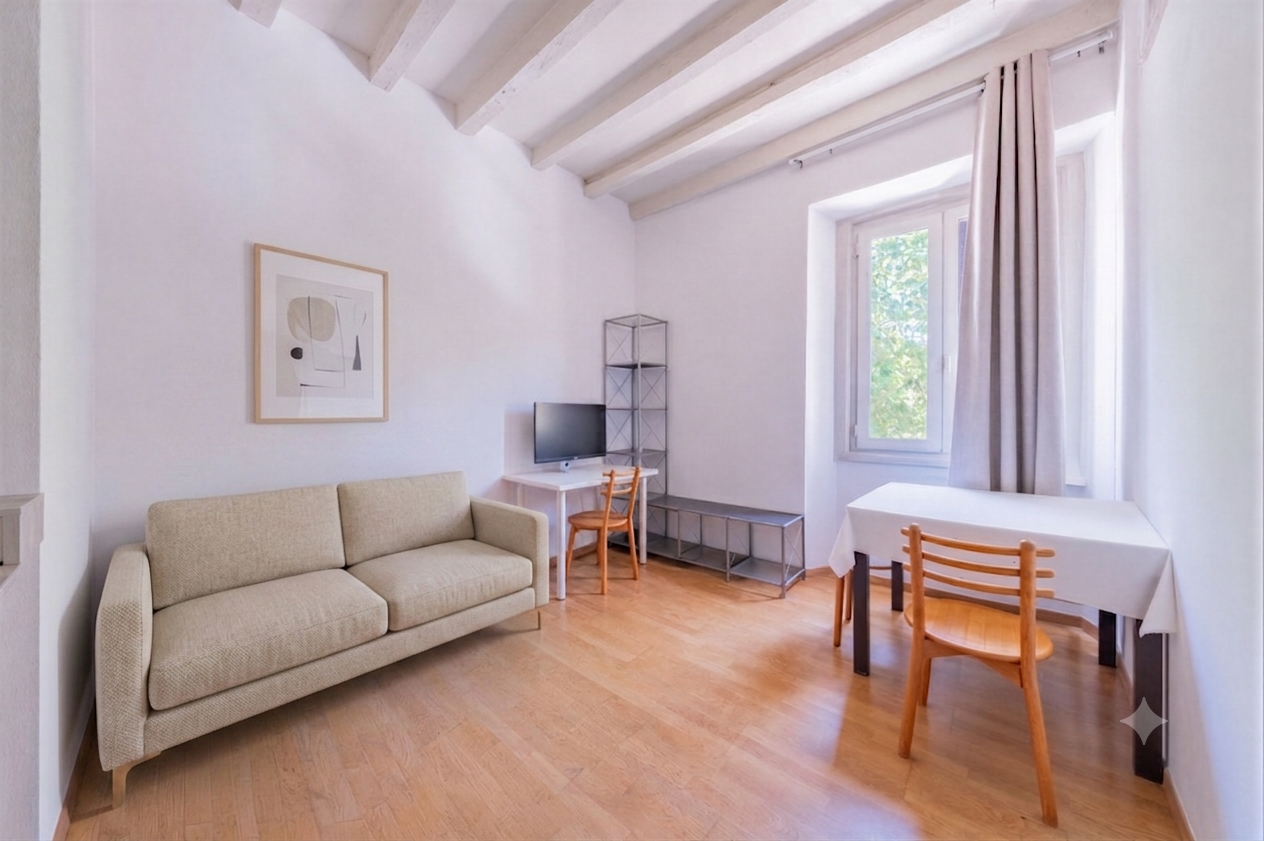 Charming one-bedroom apartment in a period building