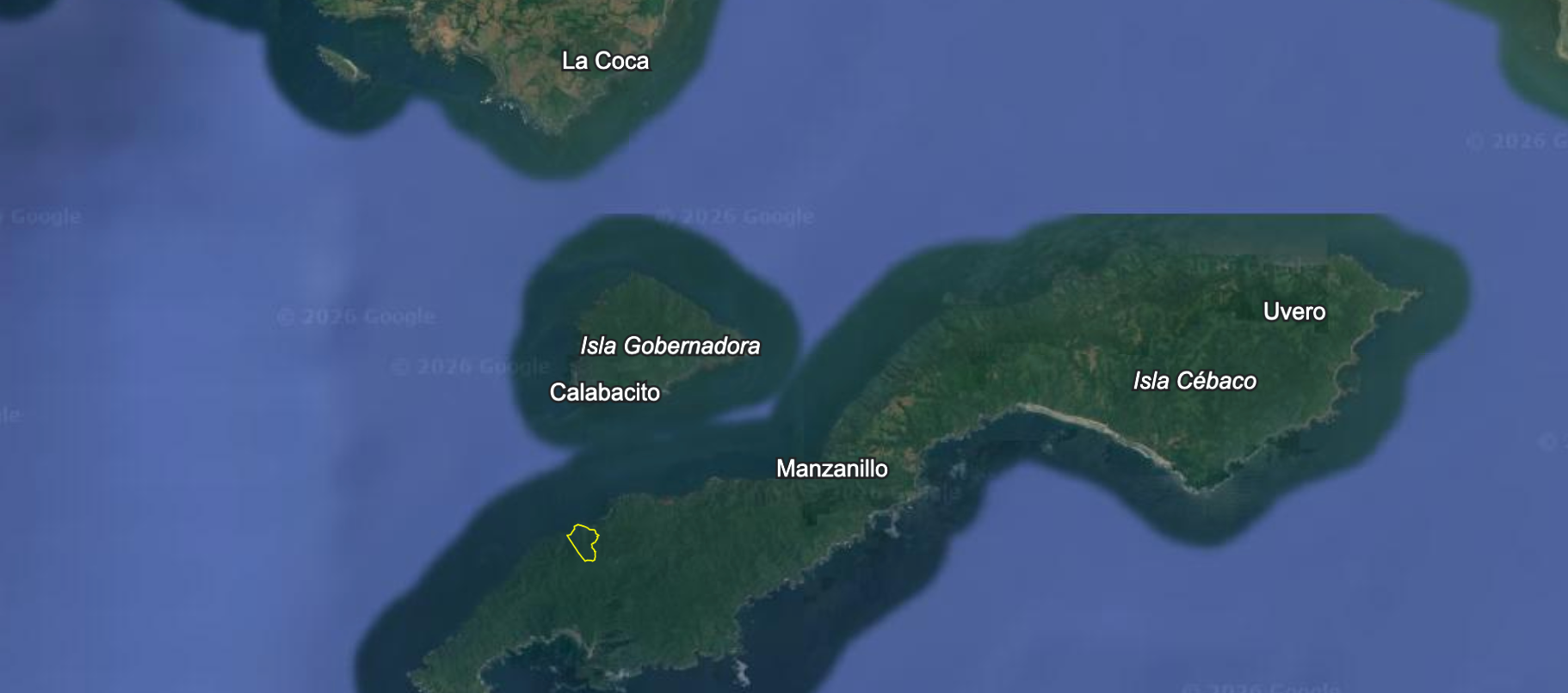 Oceanfront Land in Cébaco Island, Veraguas