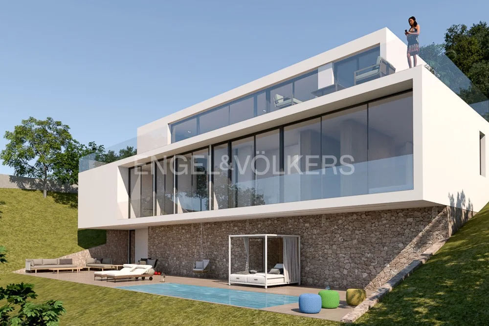 Property in construction of a house with swimming pool in Monteamor, Naquera
