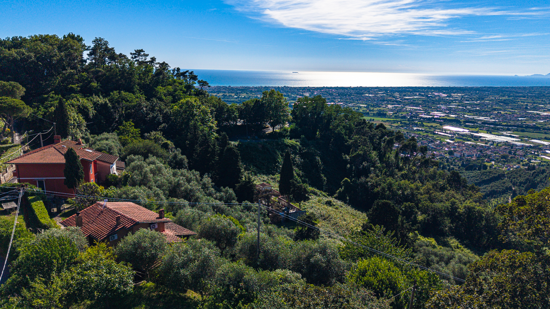 Villa Tramonto, con splendida vista mare e possibilità di ampliamento