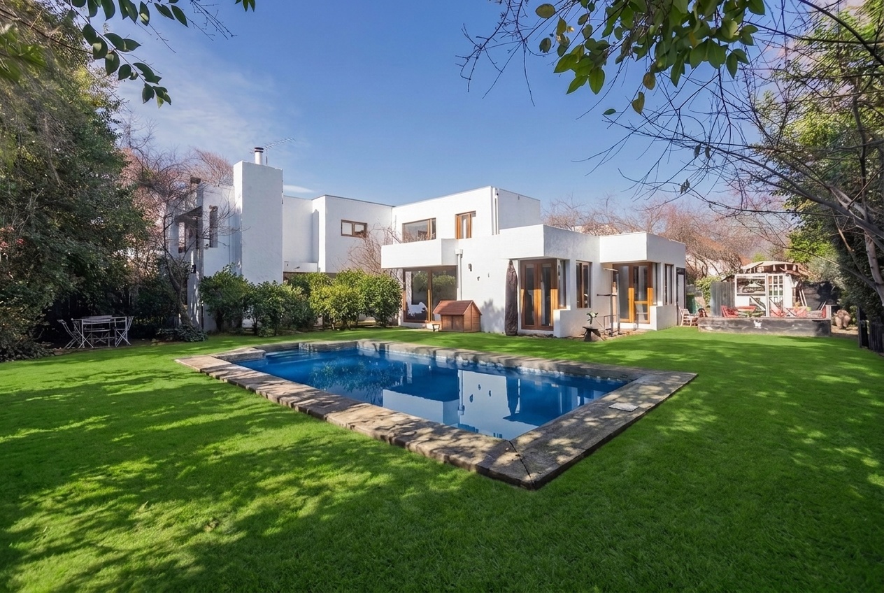 Luminosa casa arquitectónica con gran vida familiar a pasos del Newland