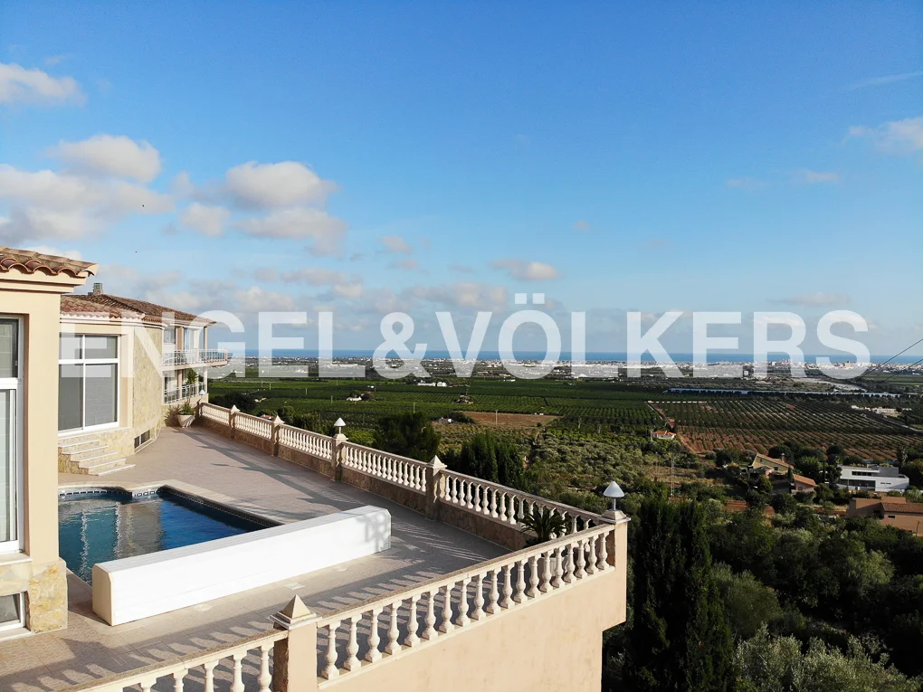 Villa mit Panoramablick auf die Küste von Vinaròs-Peñiscola