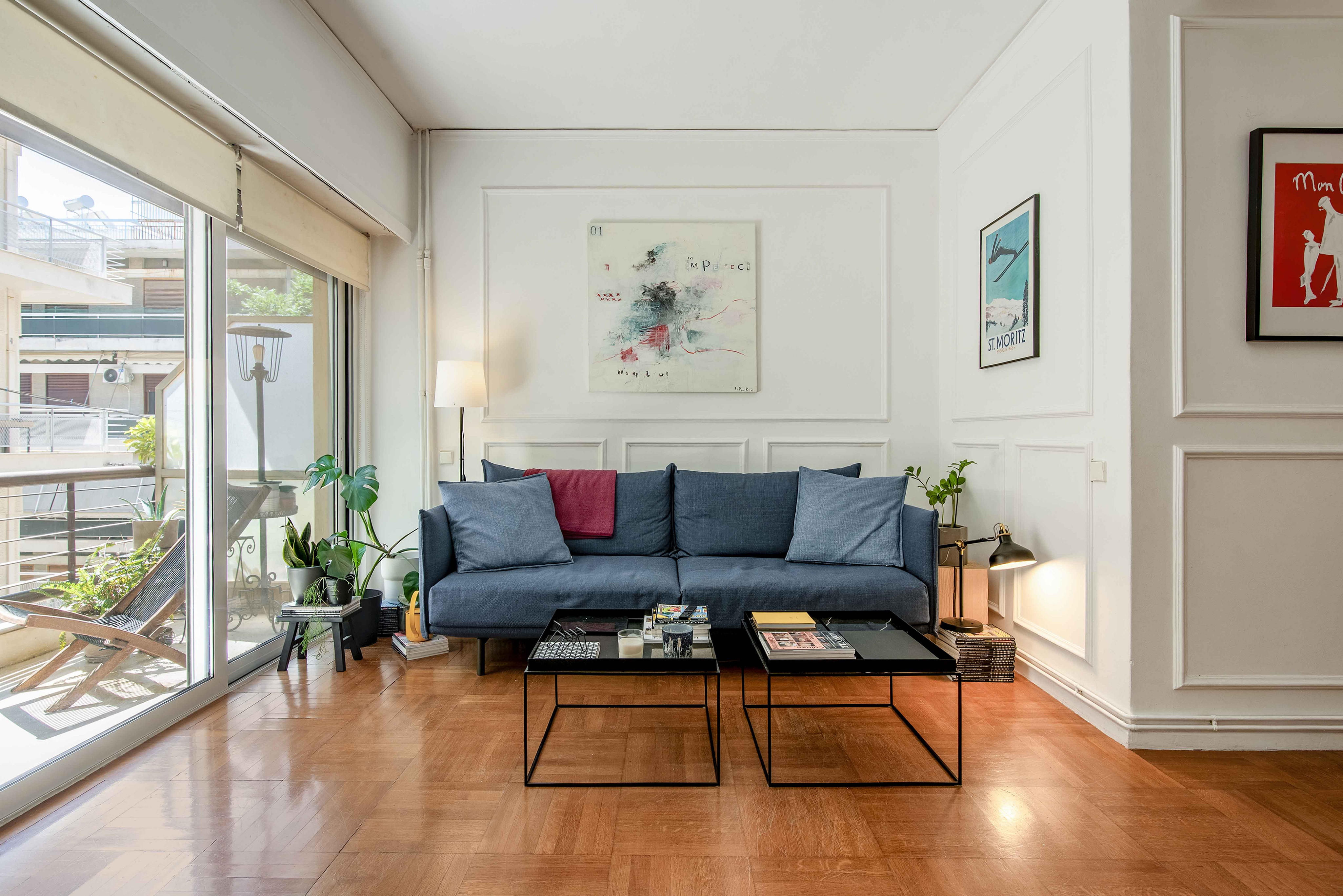 Renovated 72 sq.m. Parisian-style apartment on a quiet street in Kolonaki