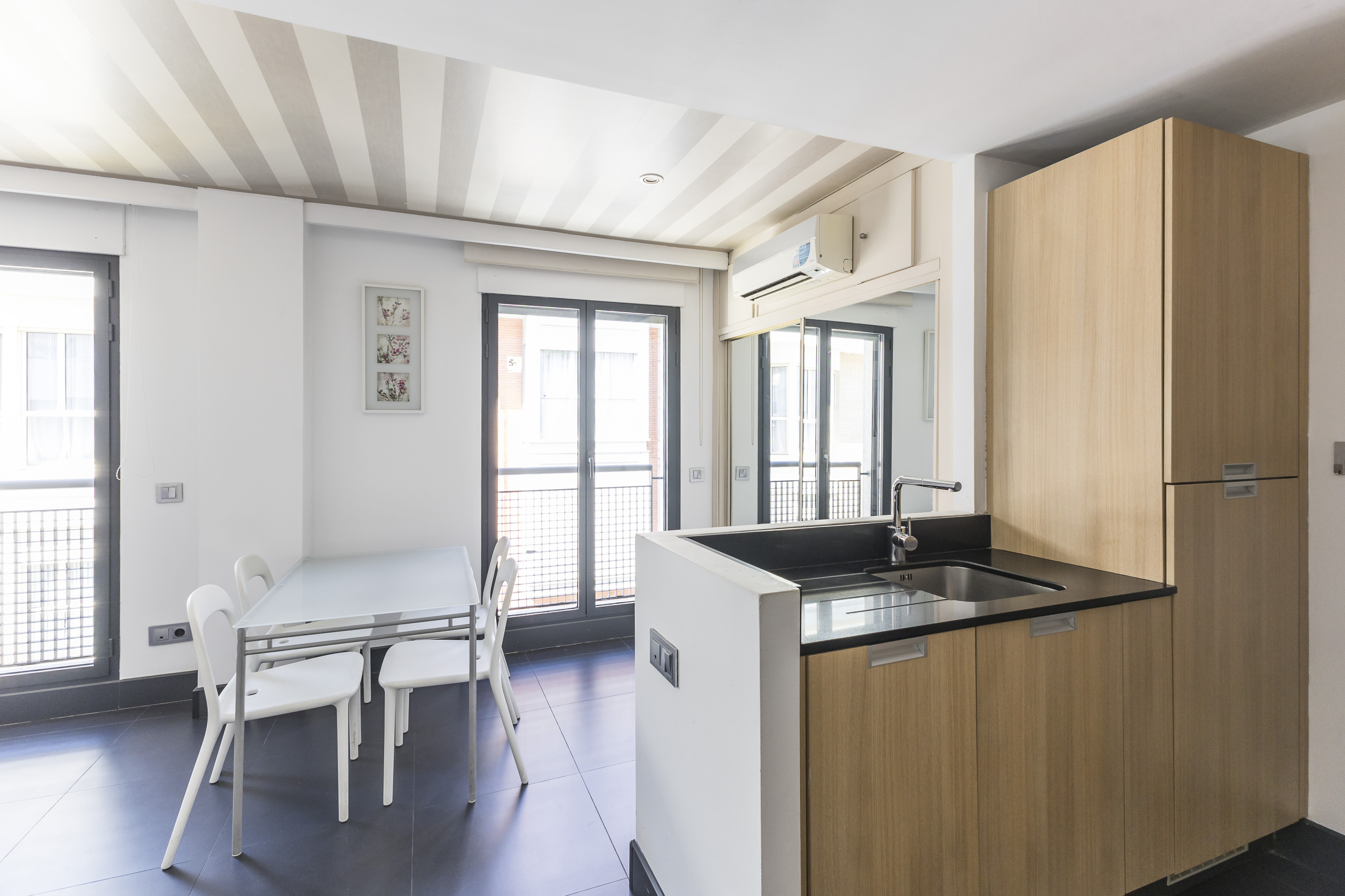 Estudio luminoso, y confortable en una ubicación excelente en El Viso