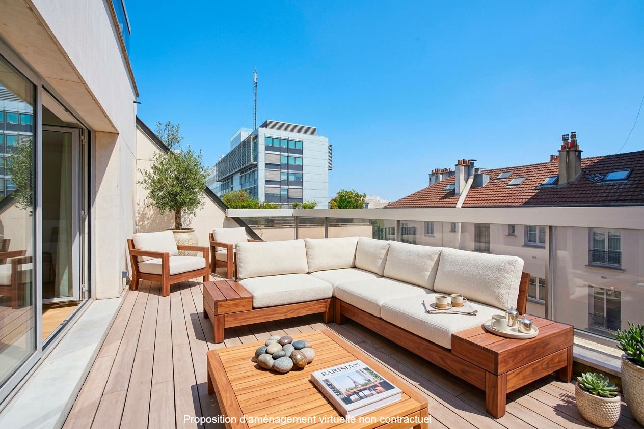 Paris 4th - Bastille - Renovated 2-bedroom apartment with terrace