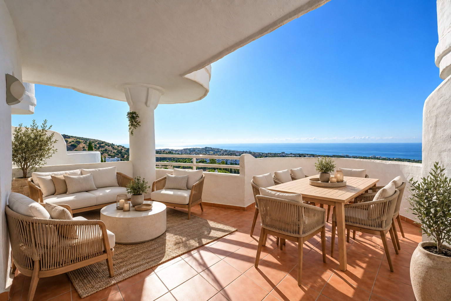 Helles Apartment mit Meerblick und übertragbarer Touristenlizenz