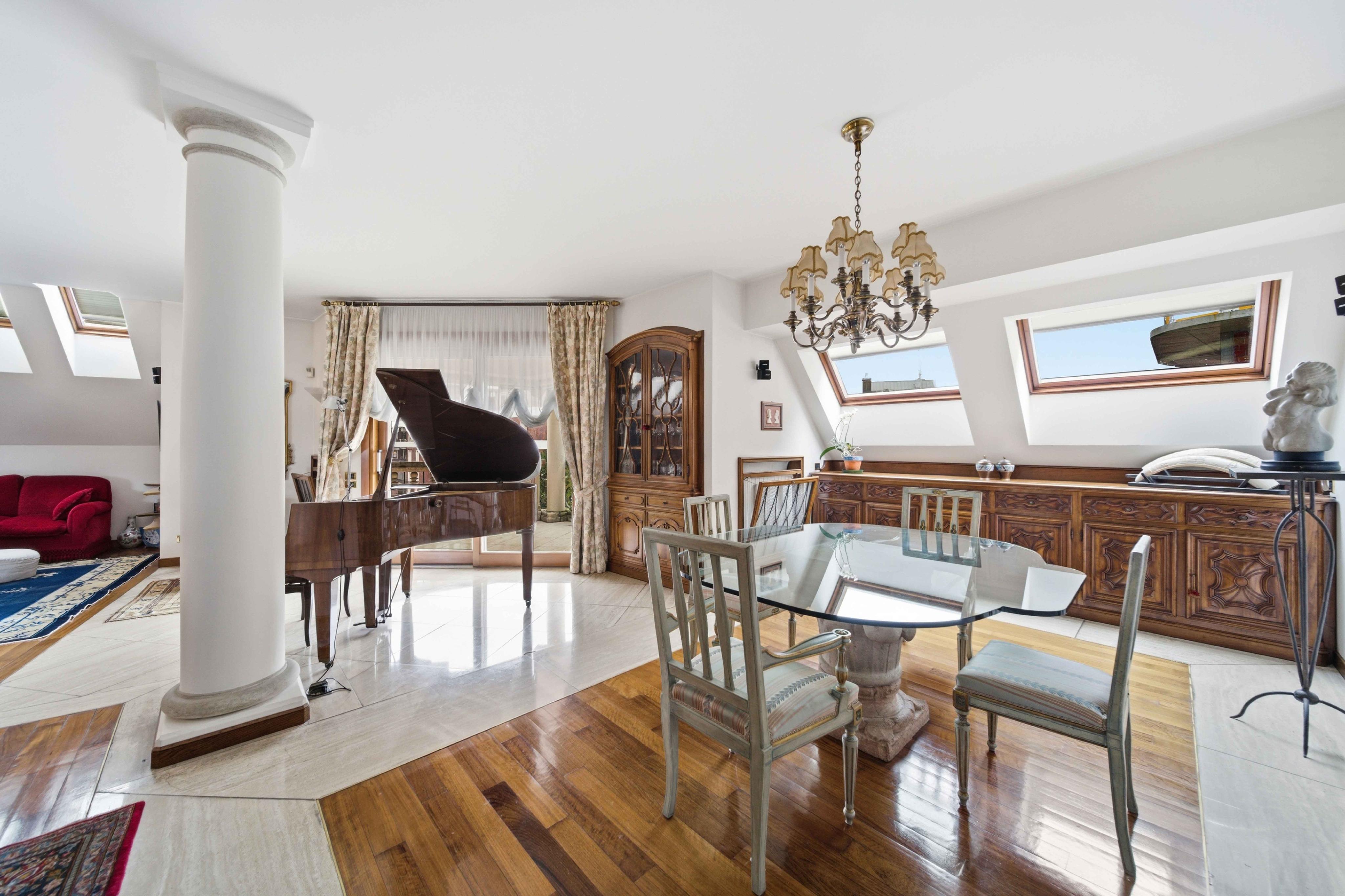 The rooftop villa